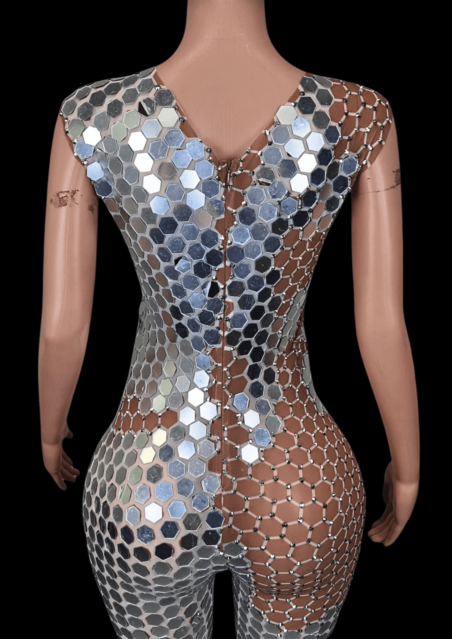 Party Jumpsuit: Metallic Glam - Inspired by Beyoncé - Gorgeous Festival Outfits - Glamstone