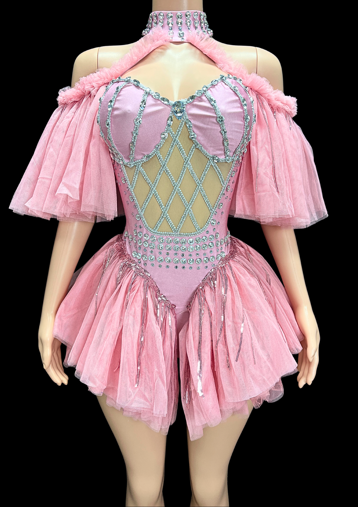 Mini Dress: Rosy Delight - Gorgeous Festival Outfits - Glamstone