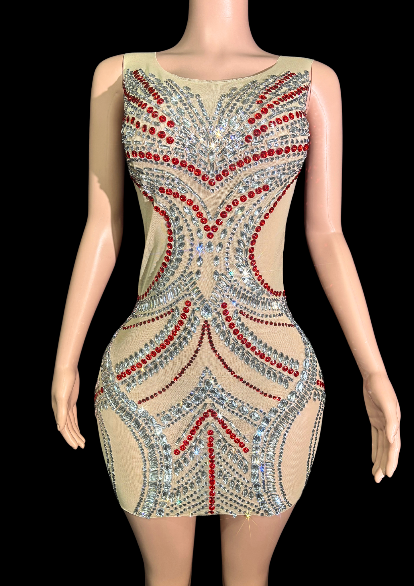 Mini Dress: Mistletoe Magic - Gorgeous Festival Outfits - Glamstone