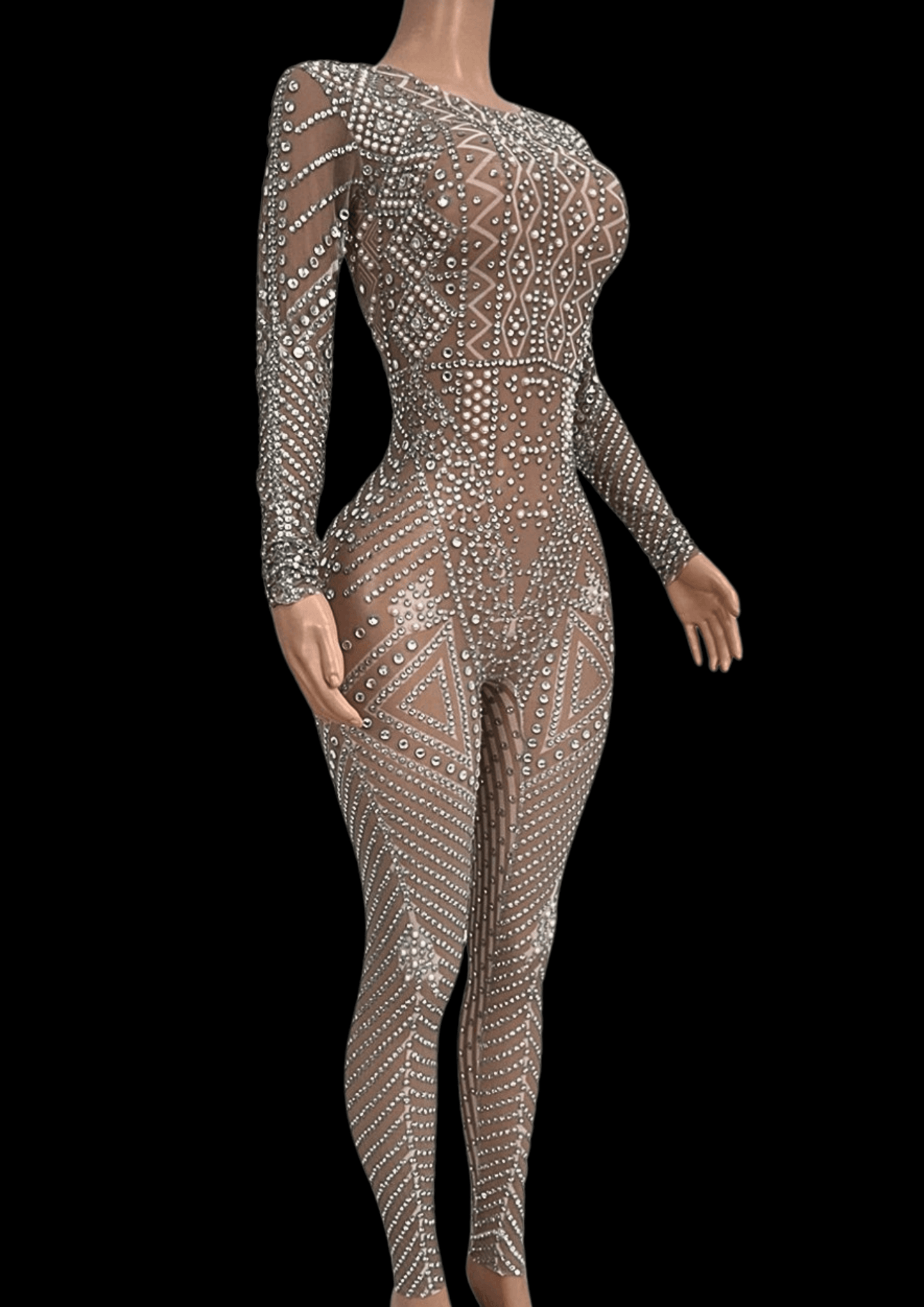 Party Jumpsuit: Sheer Brilliance - Gorgeous Festival Outfits - Glamstone