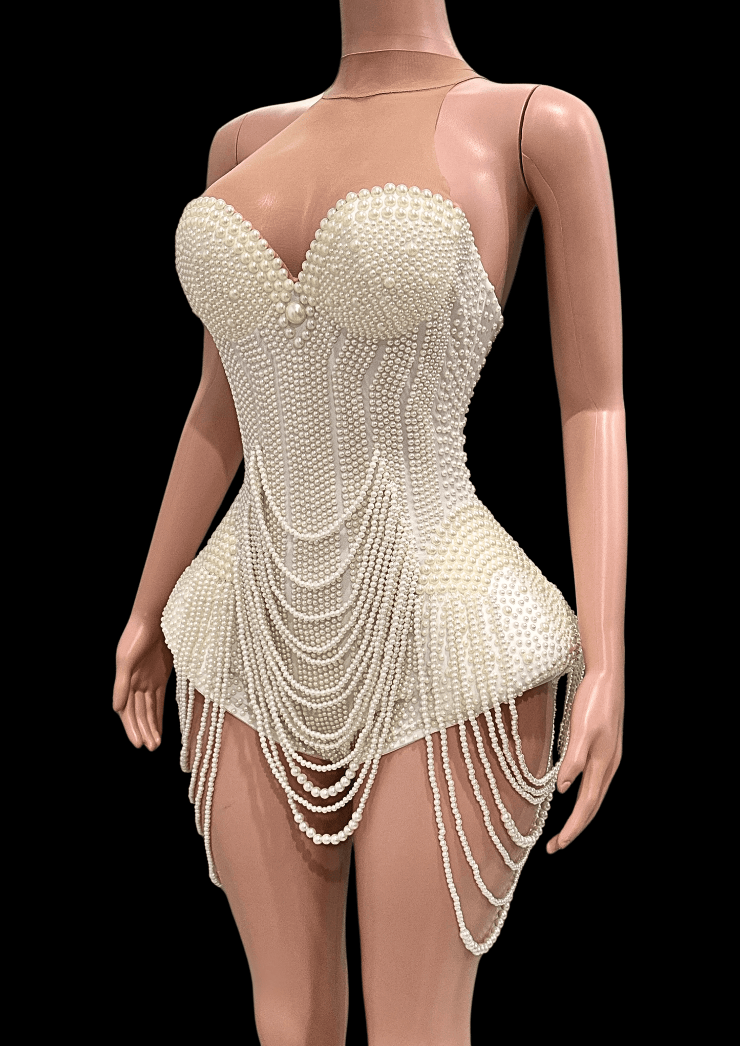 Party Romper: Champagne Pearl - Gorgeous Festival Outfits - Glamstone