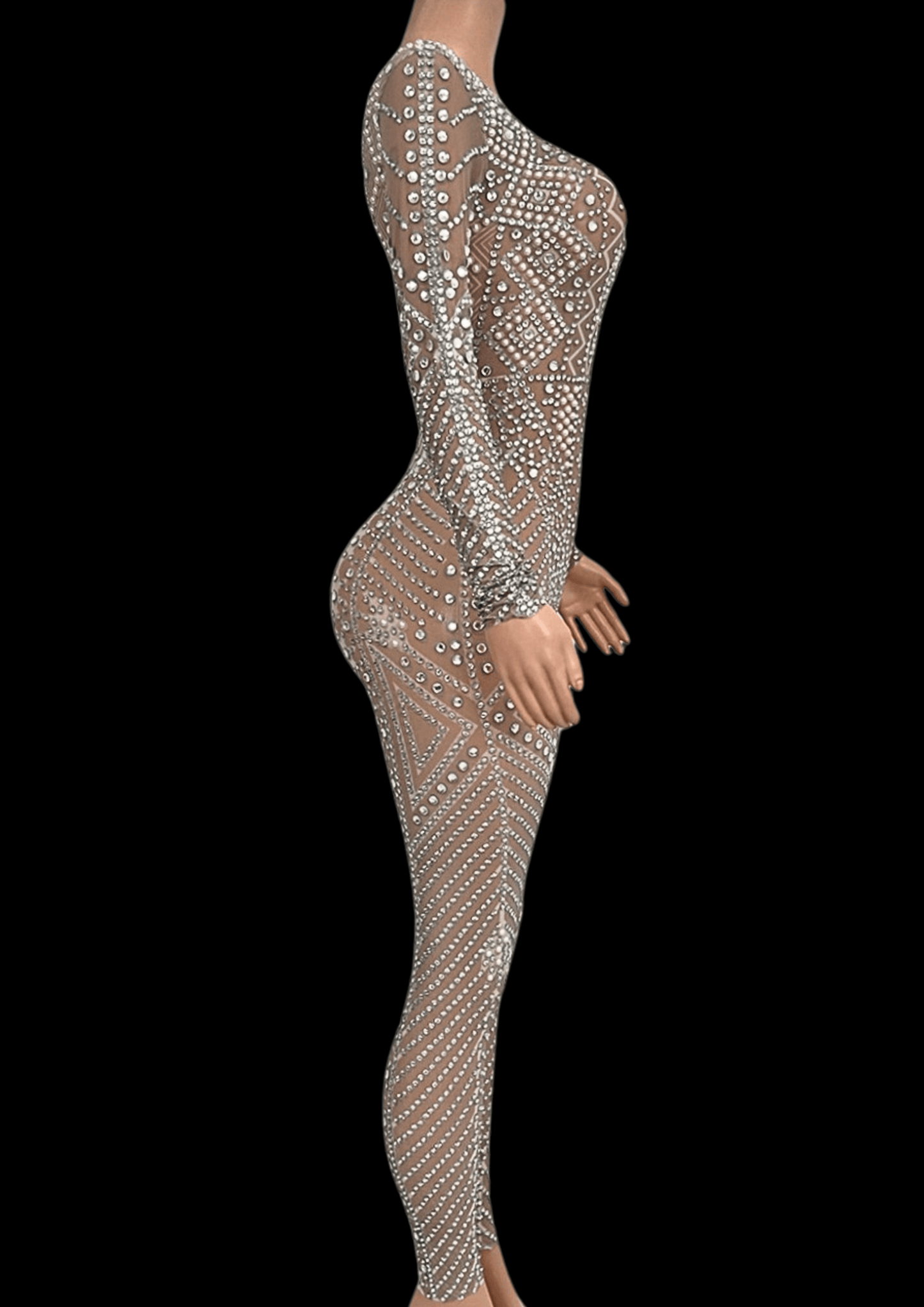 Party Jumpsuit: Sheer Brilliance - Gorgeous Festival Outfits - Glamstone