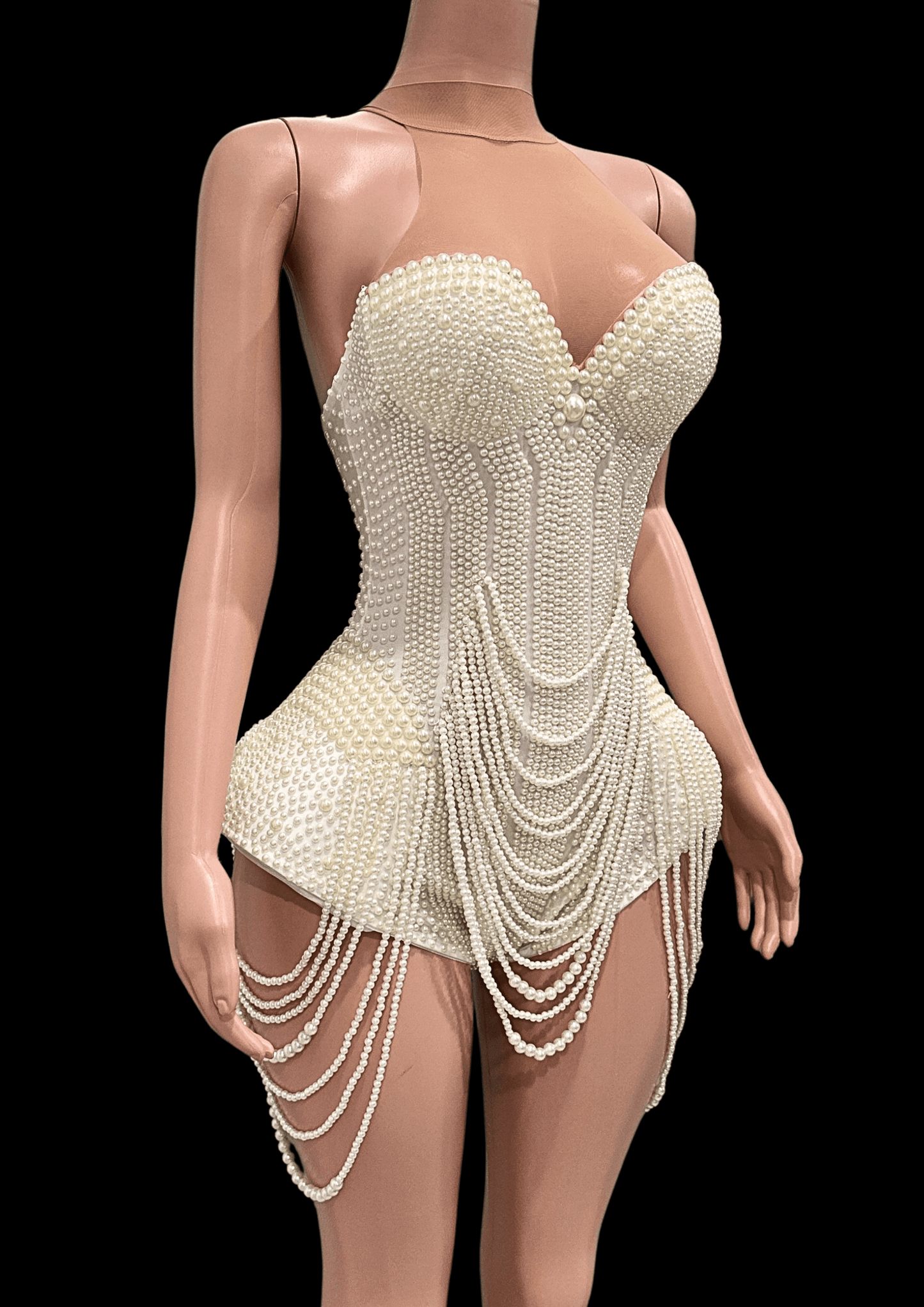 Party Romper: Champagne Pearl - Gorgeous Festival Outfits - Glamstone