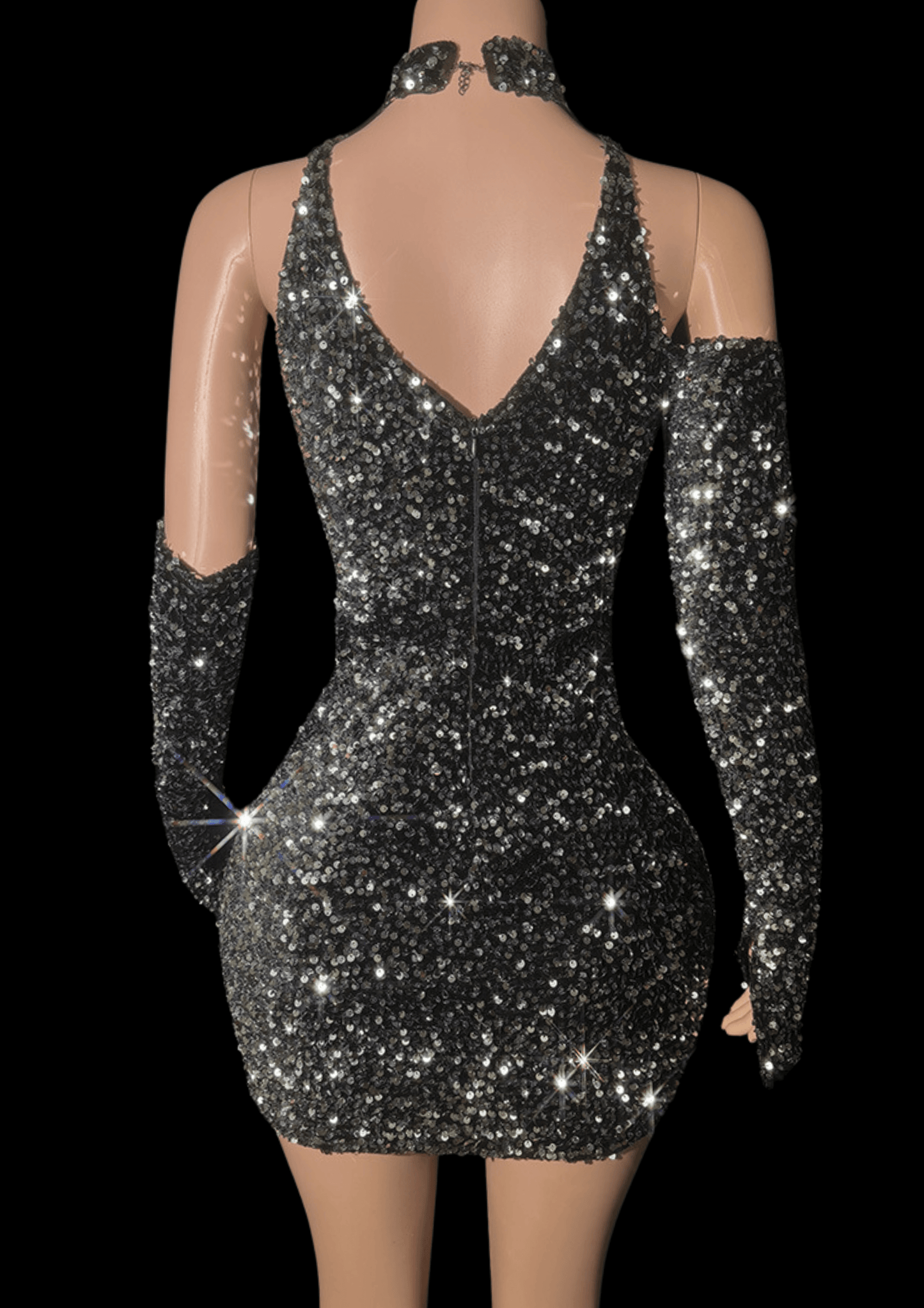 Mini Dress: Sequin Shine - Gorgeous Festival Outfits - Glamstone