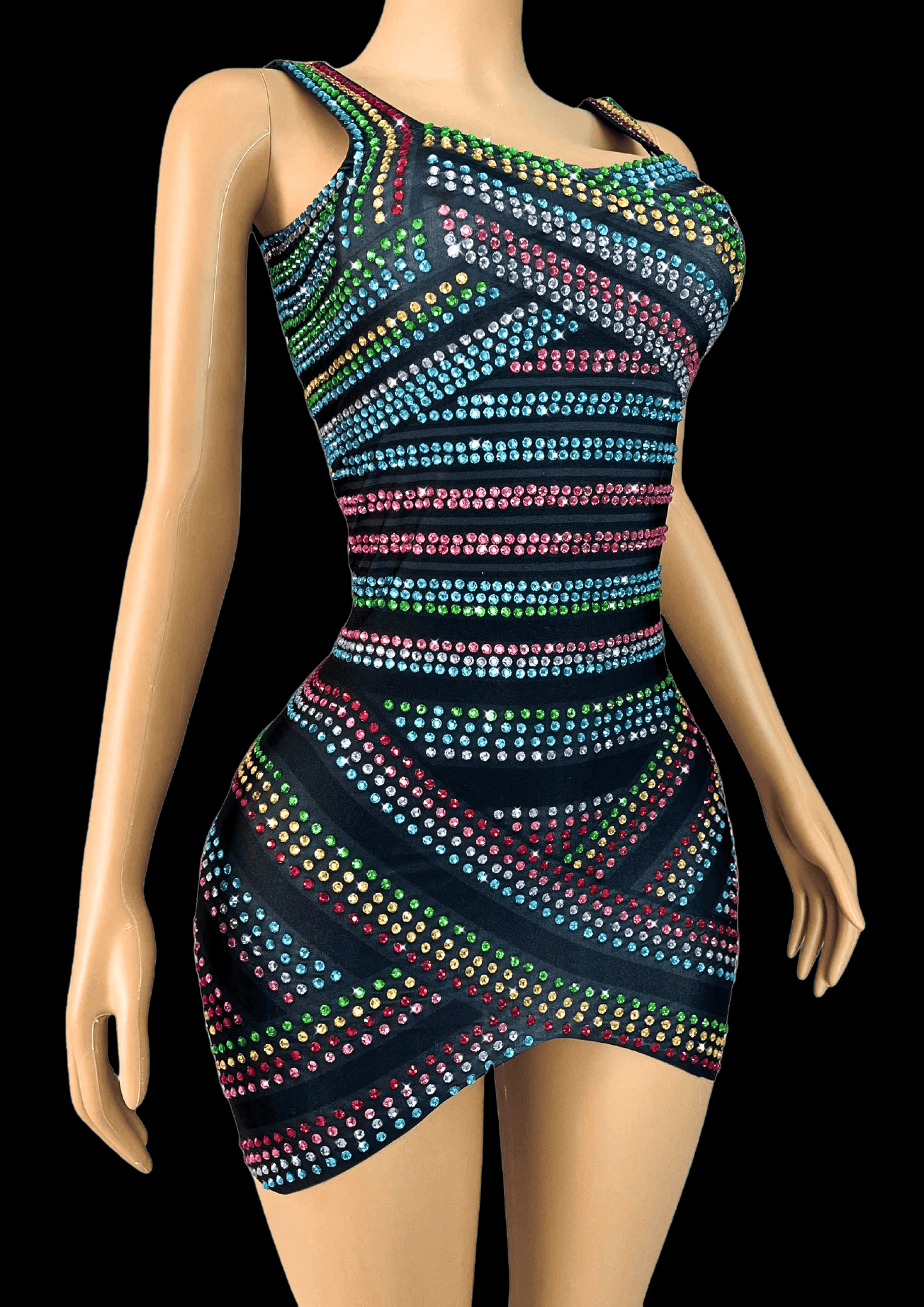 Mini Dress: Neon Lights - Inspired by Sabrina Carpenter - Gorgeous Festival Outfits - Glamstone