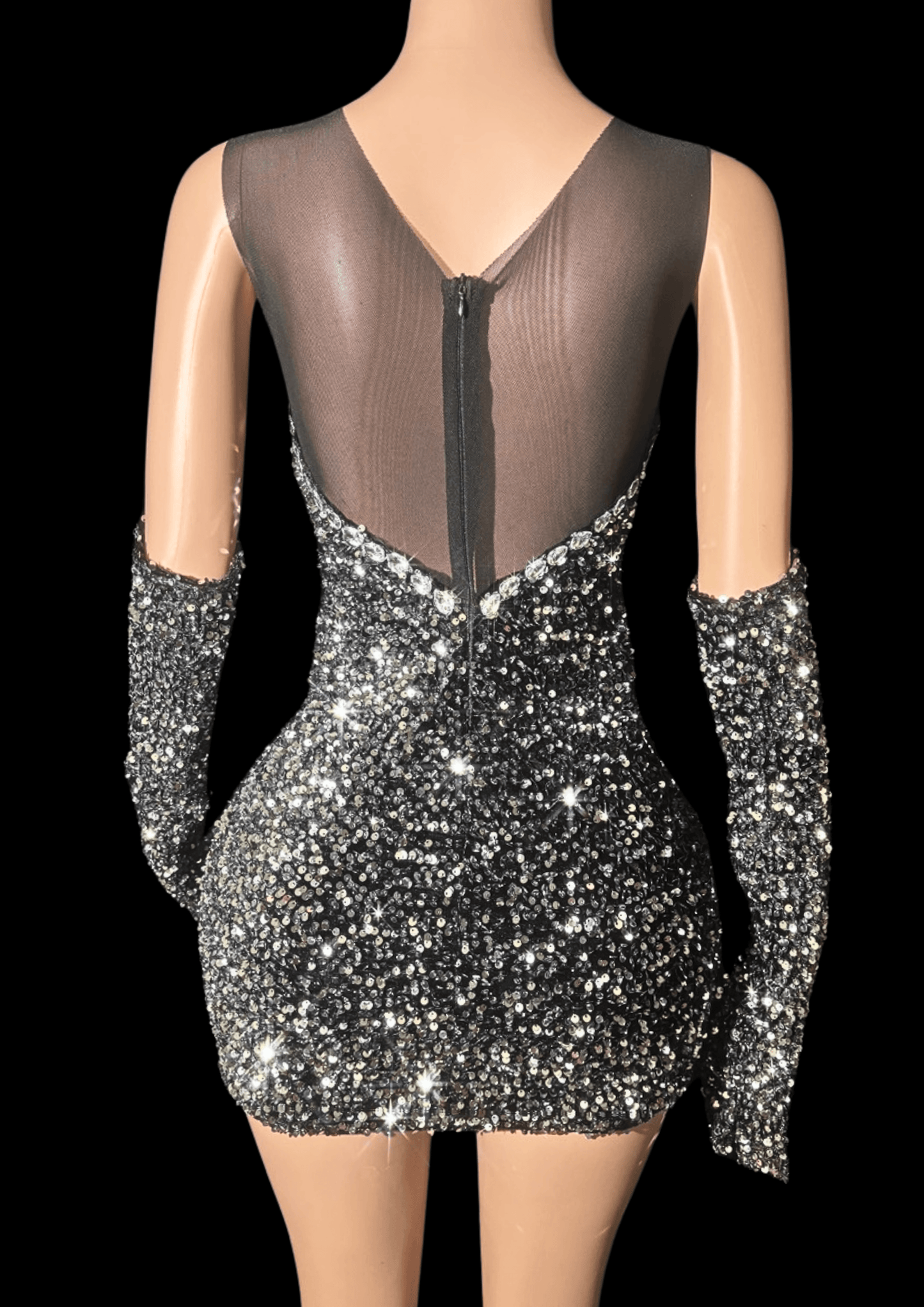 Mini Dress: Glitter Burst - Gorgeous Festival Outfits - Glamstone