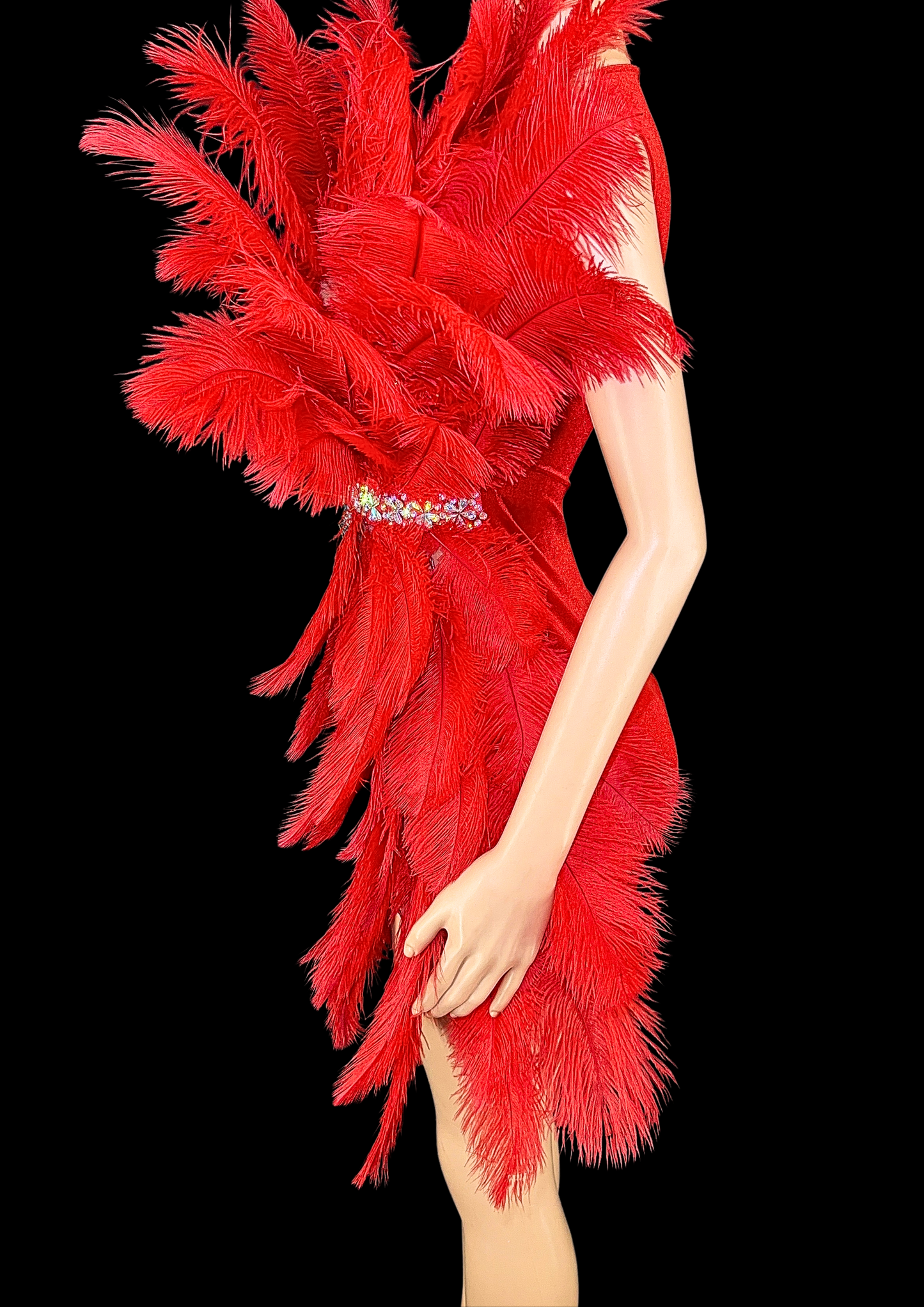 Mini Dress: Feather & Sparkle - Gorgeous Festival Outfits - Glamstone