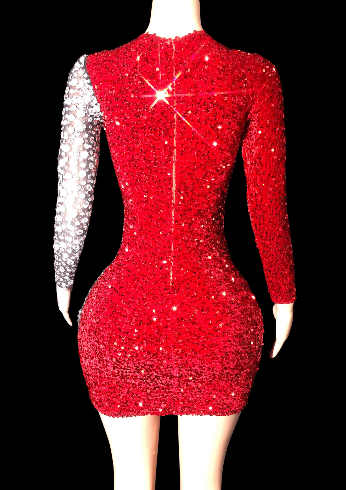 Mini Dress: Poinsettia Bloom - Gorgeous Festival Outfits - Glamstone