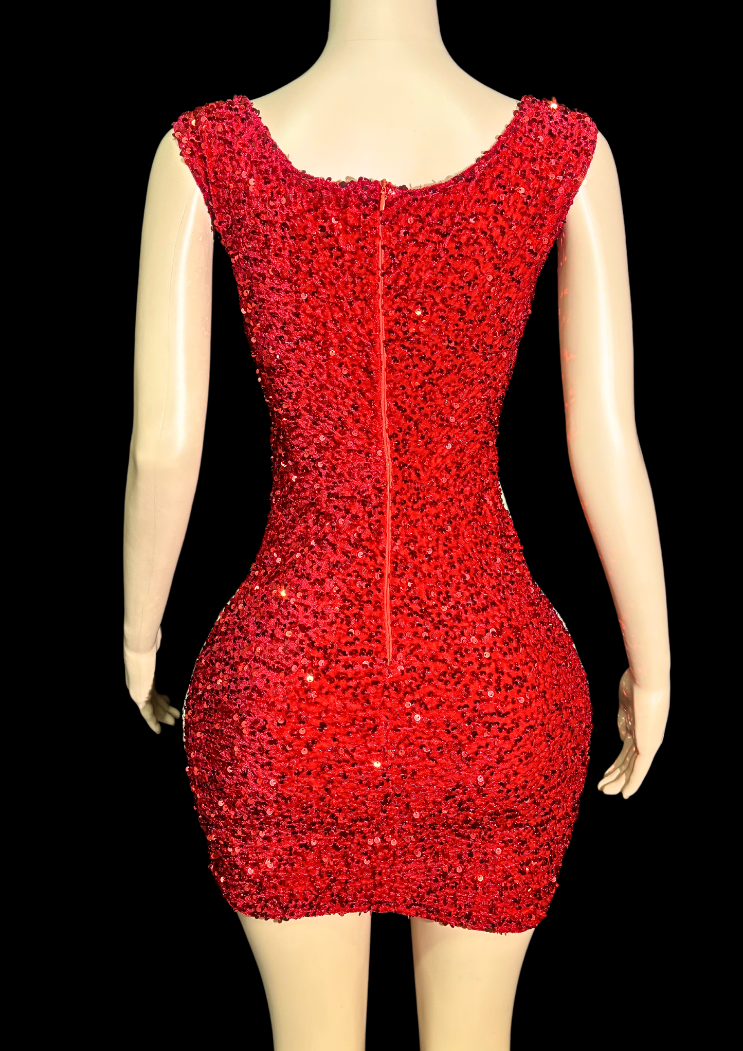 Mini Dress: Mistletoe Magic - Gorgeous Festival Outfits - Glamstone