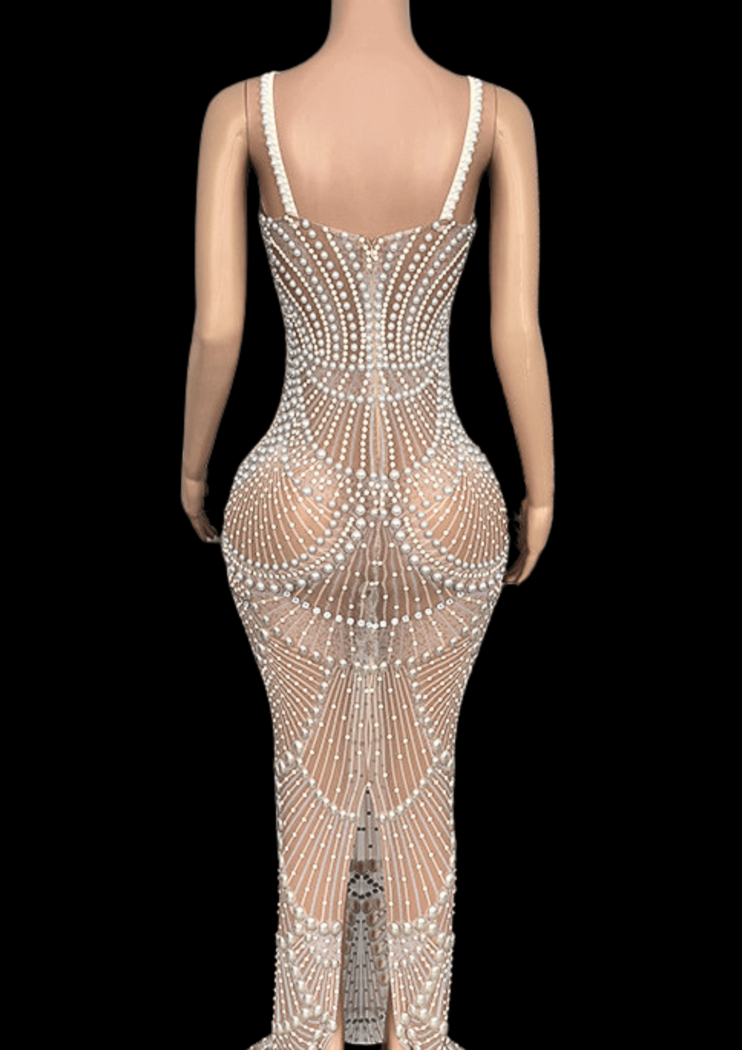 Maxi Dress: Frosty Elegance - Gorgeous Festival Outfits - Glamstone