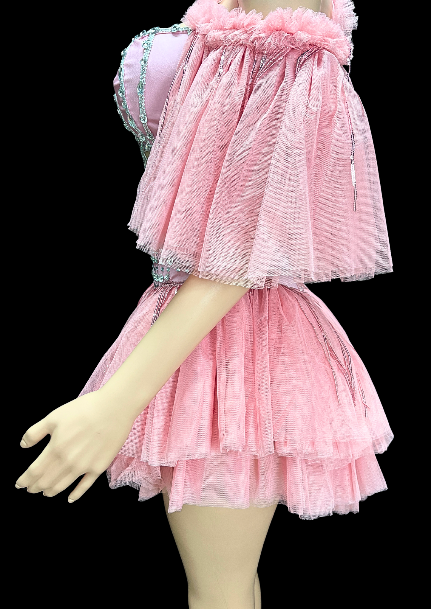 Mini Dress: Rosy Delight - Gorgeous Festival Outfits - Glamstone