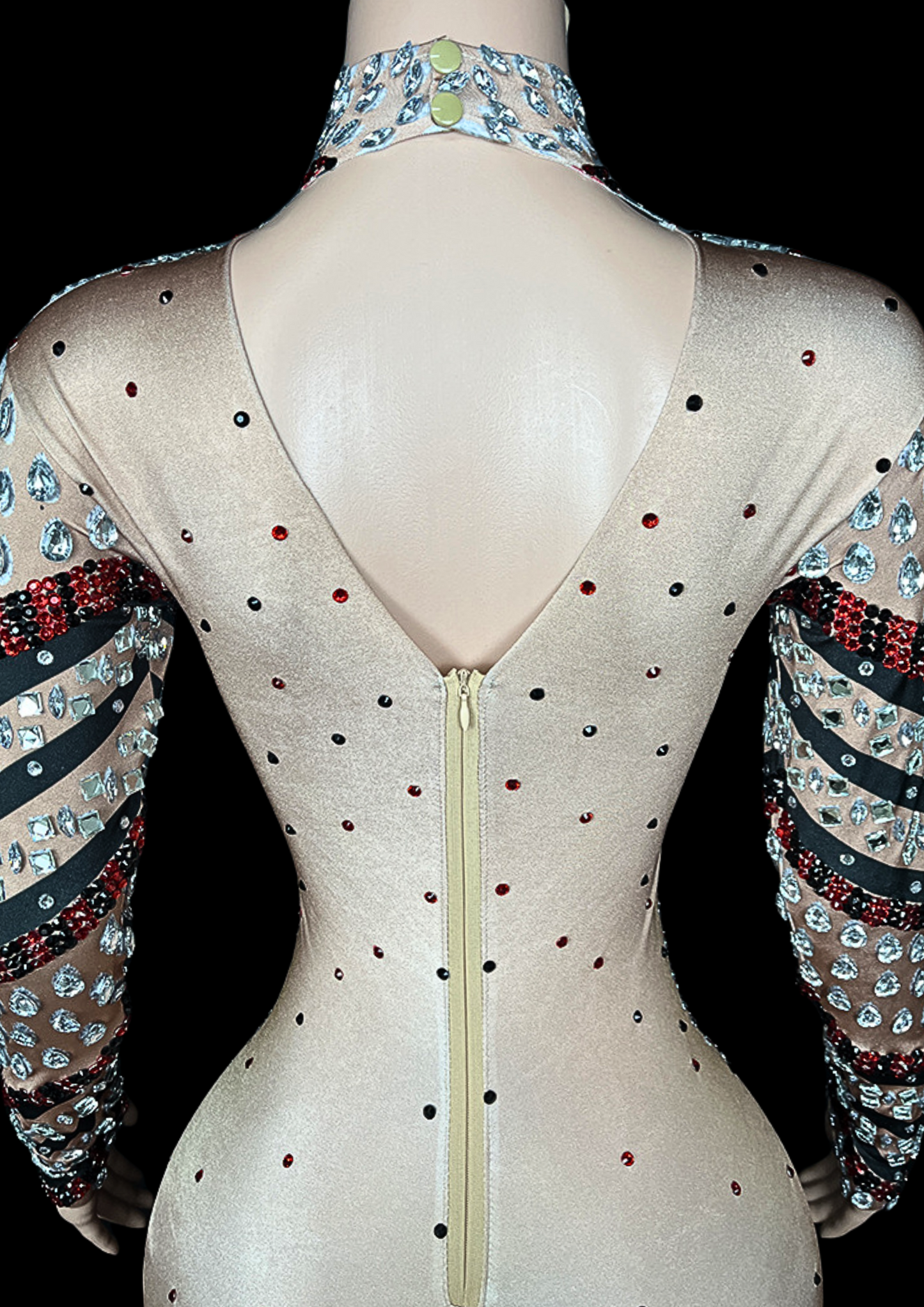 Party Jumpsuit: Candy Cane - Gorgeous Festival Outfits - Glamstone
