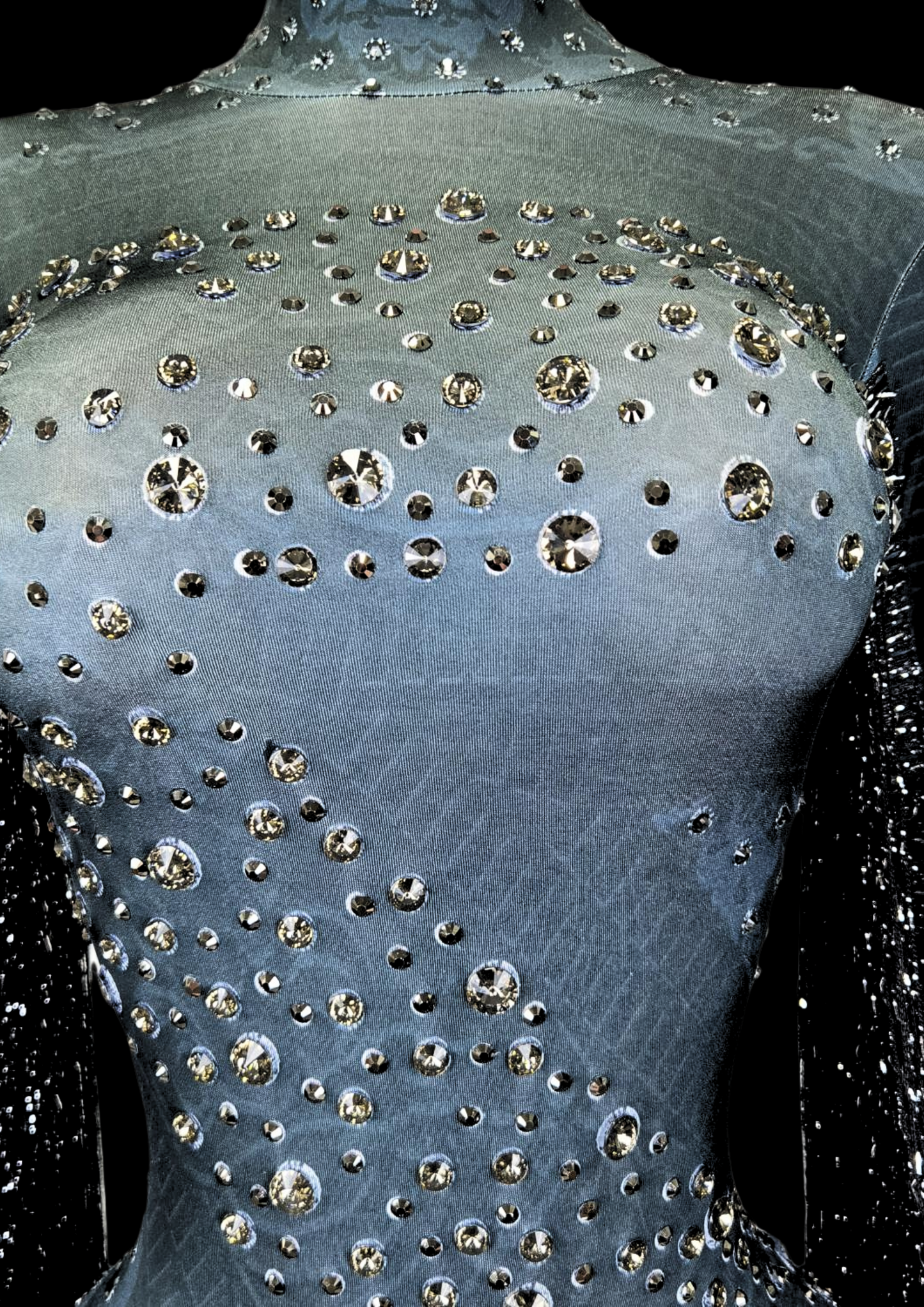 Party Jumpsuit: Black Galaxy - Gorgeous Festival Outfits - Glamstone