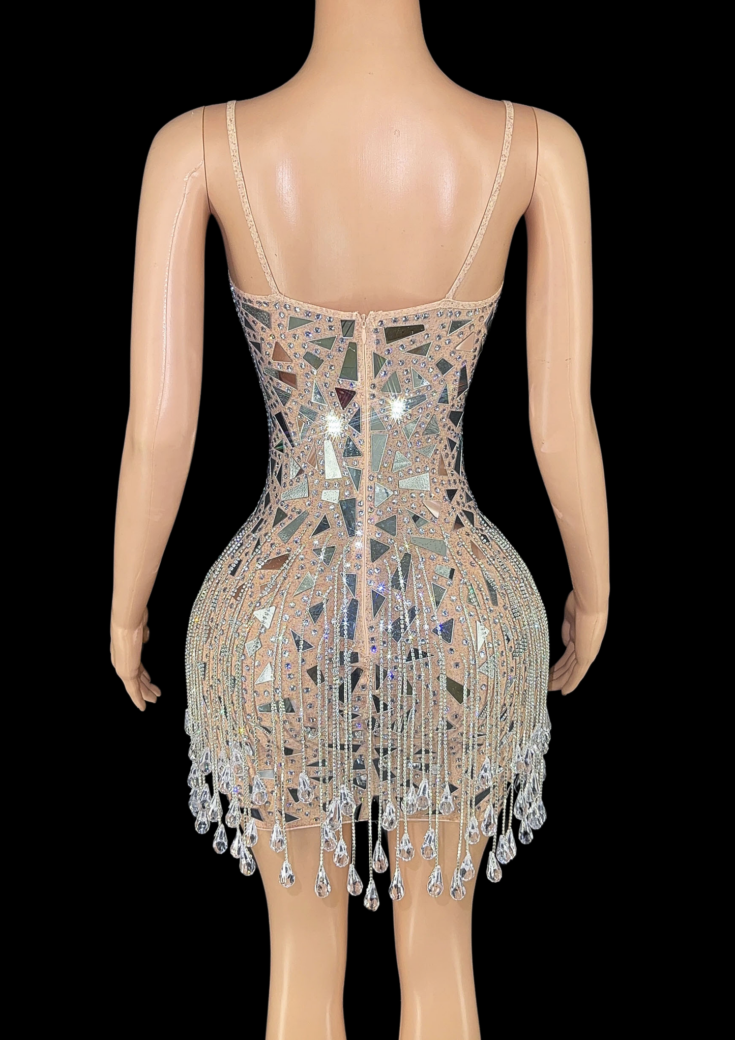 Mini Dress: Diamond Mosaic - Gorgeous Festival Outfits - Glamstone