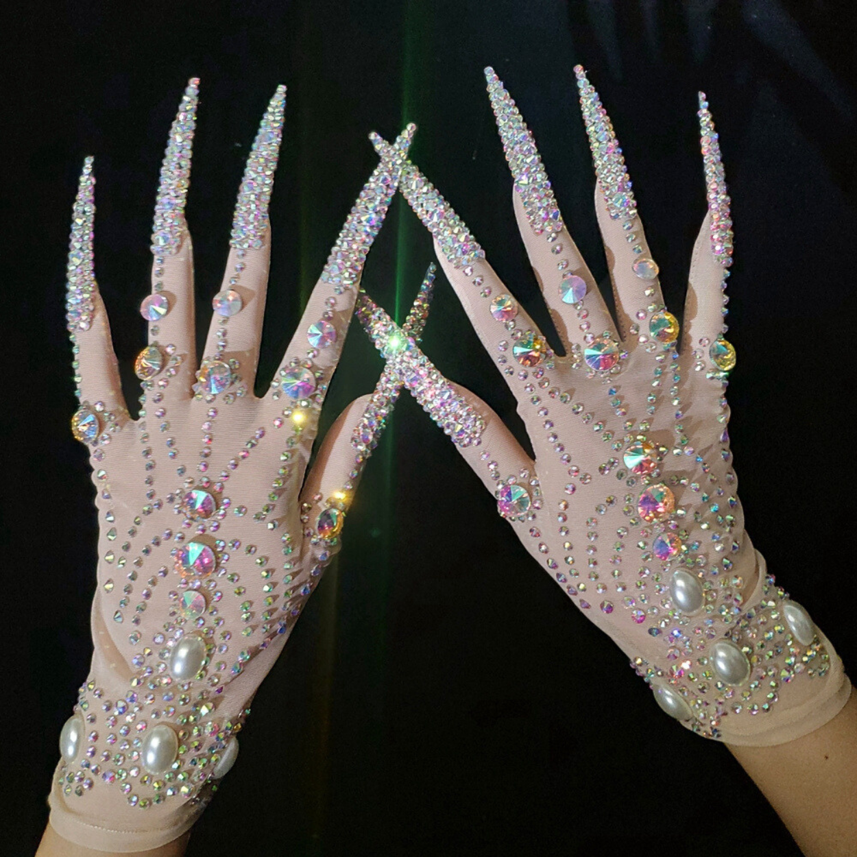 Party Gloves: Glow Rush - Gorgeous Festival Outfits - Glamstone