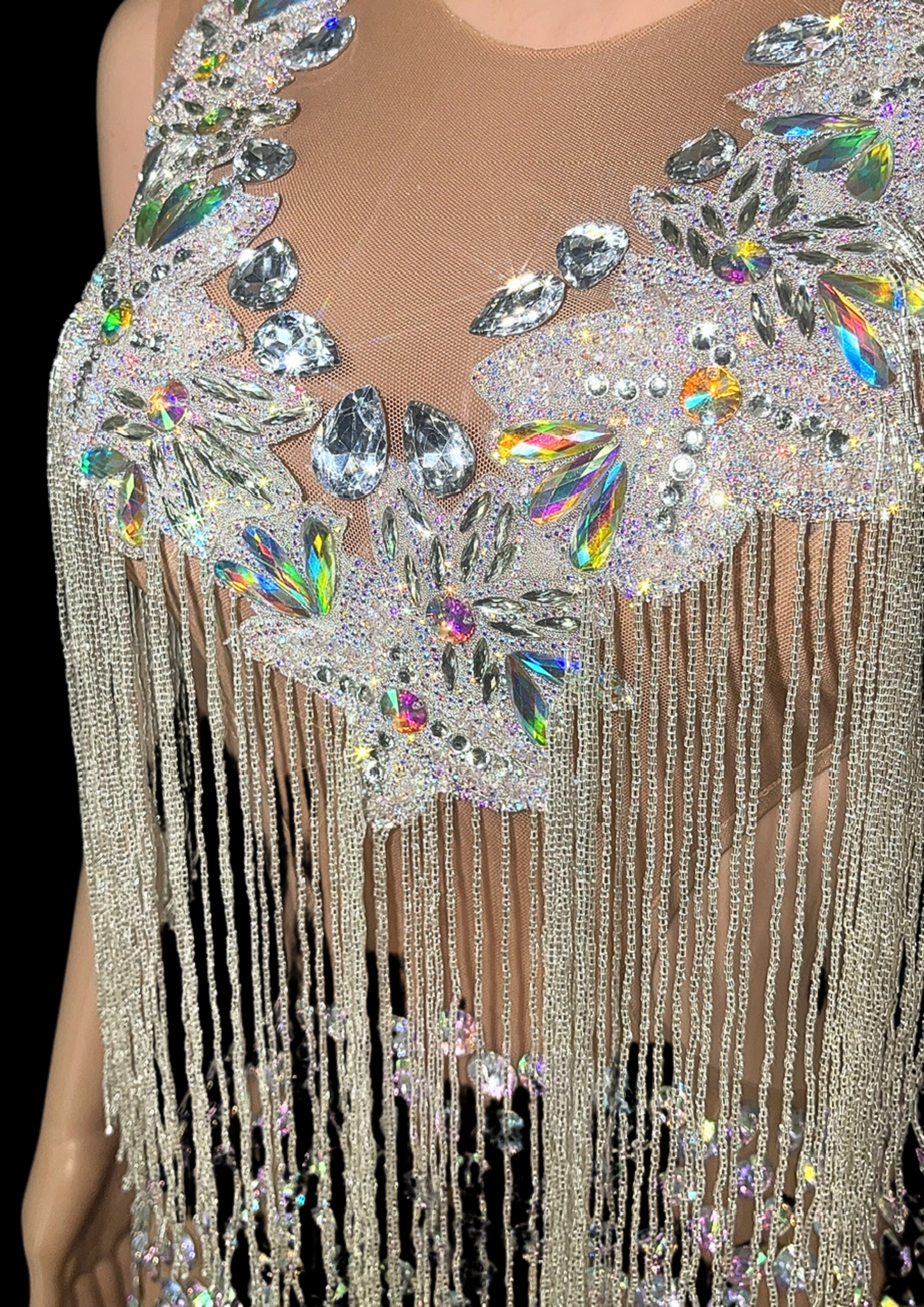 Mini Dress: Iridescent Spark - Gorgeous Festival Outfits - Glamstone