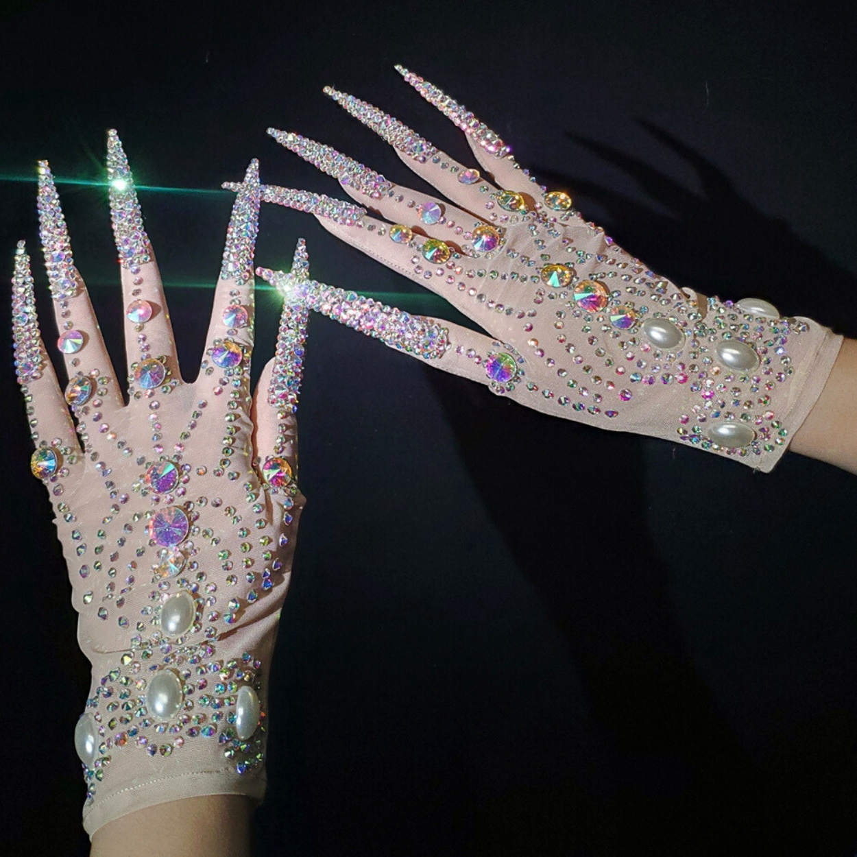Party Gloves: Glow Rush - Gorgeous Festival Outfits - Glamstone