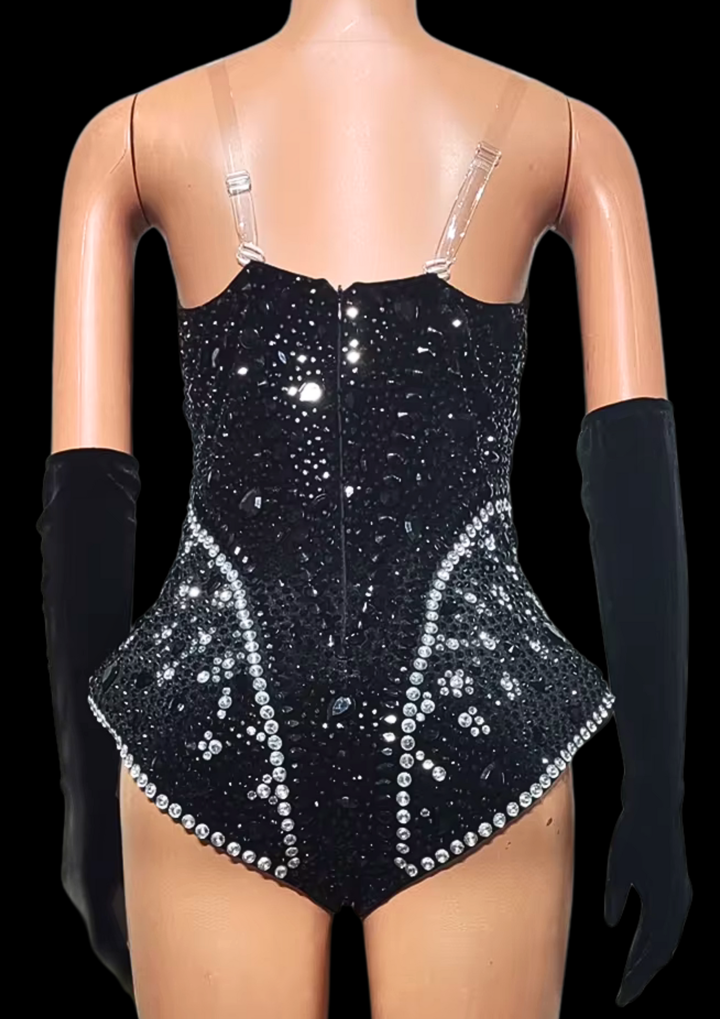 Party Costume Set: Cowboy Carter - Inspired by Beyoncé - Black - Gorgeous Festival Outfits - Glamstone