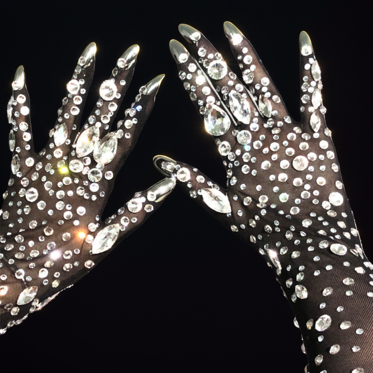 Party Gloves: Radiant Gleam - Gorgeous Festival Outfits - Glamstone