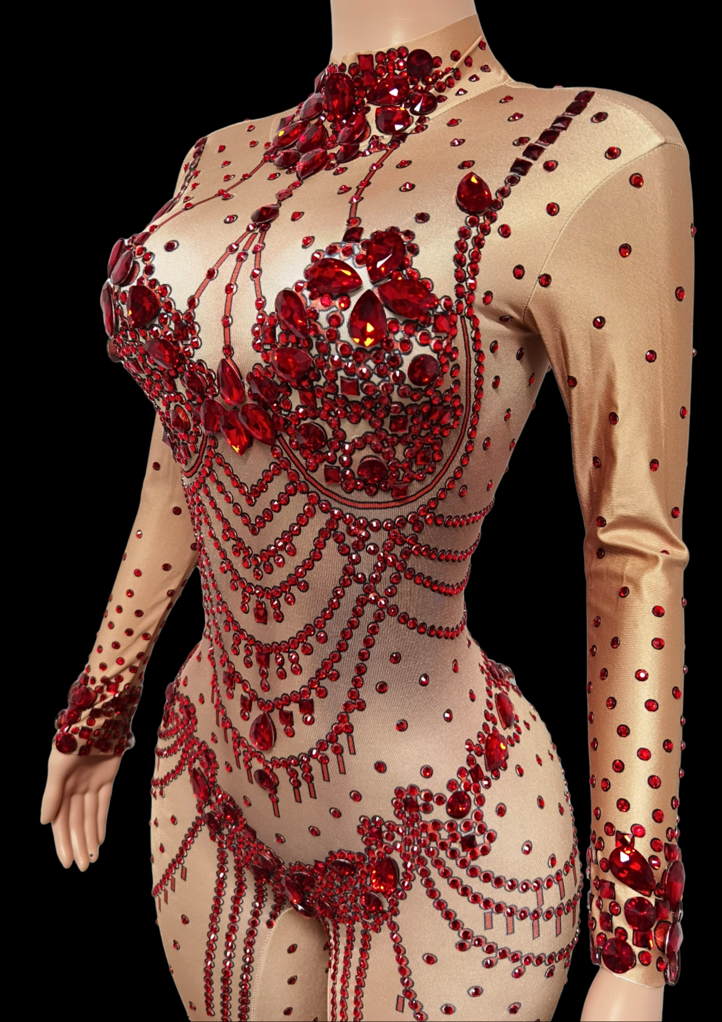 Party Jumpsuit: Red Affair - Gorgeous Festival Outfits - Glamstone