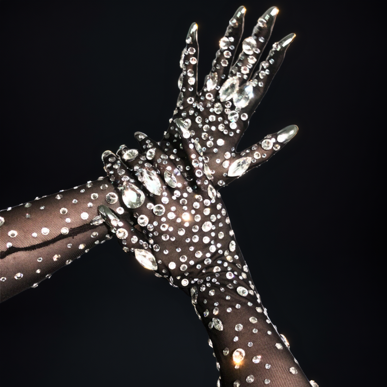 Party Gloves: Radiant Gleam - Gorgeous Festival Outfits - Glamstone