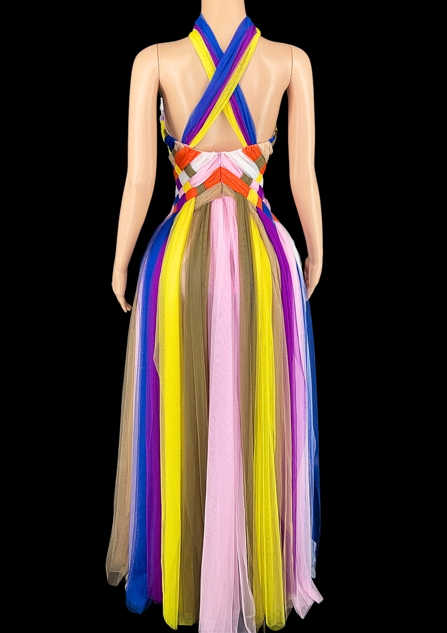 Maxi Dress: Color Symphony - Gorgeous Festival Outfits - Glamstone