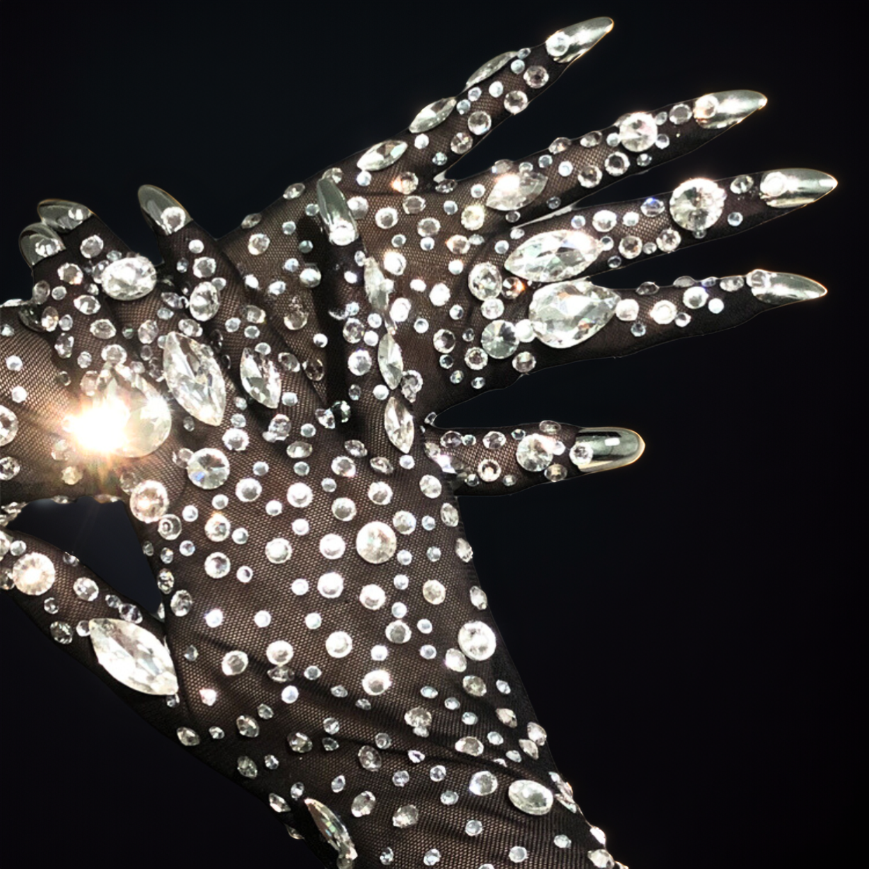 Party Gloves: Radiant Gleam - Gorgeous Festival Outfits - Glamstone