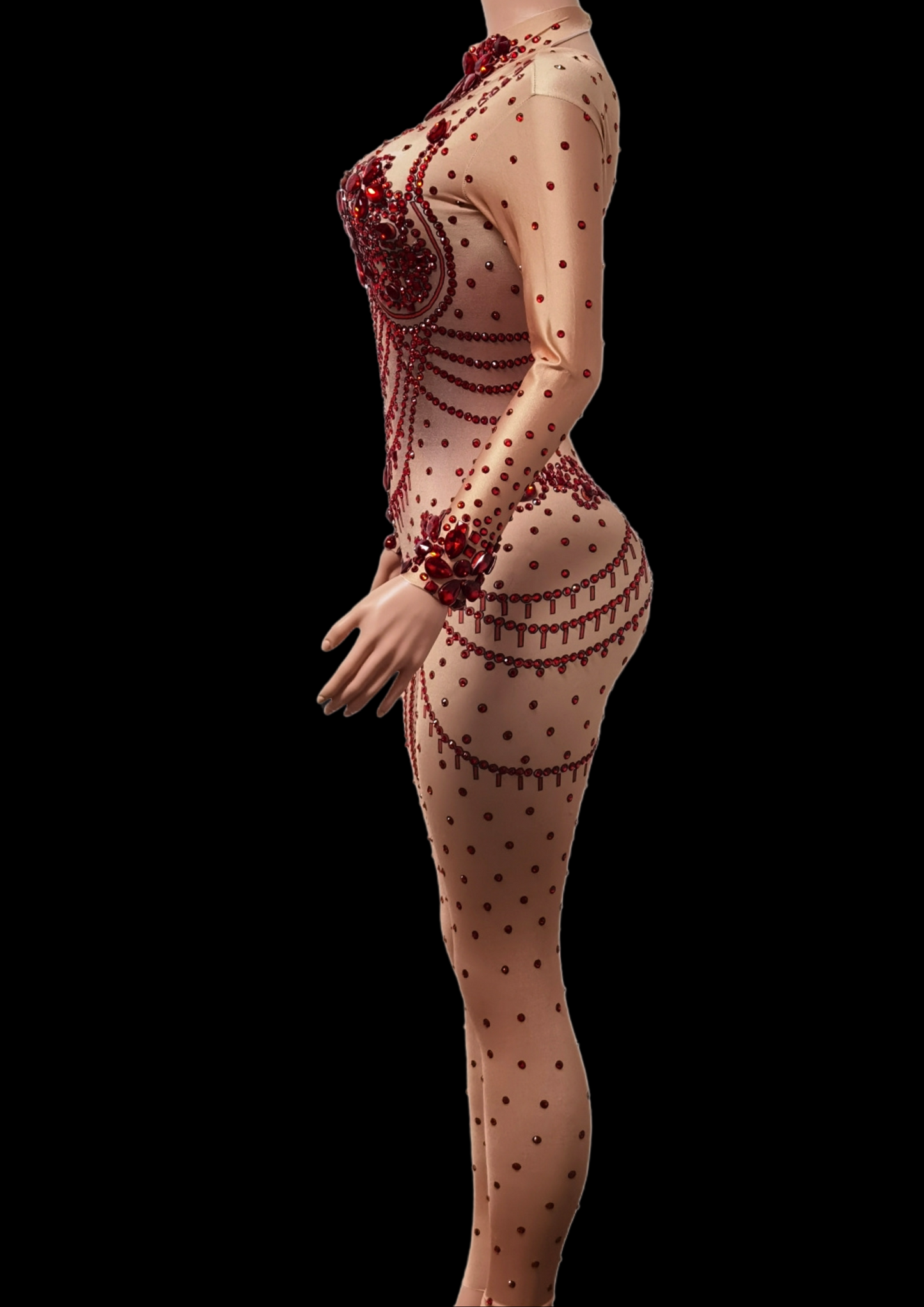Party Jumpsuit: Red Affair - Gorgeous Festival Outfits - Glamstone