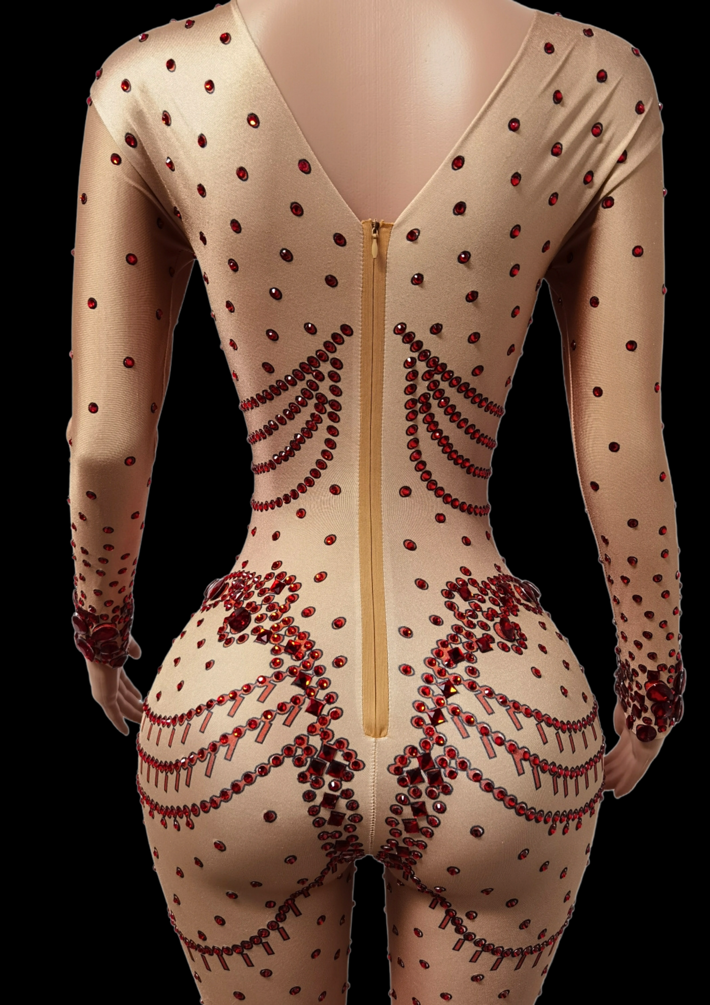 Party Jumpsuit: Red Affair - Gorgeous Festival Outfits - Glamstone