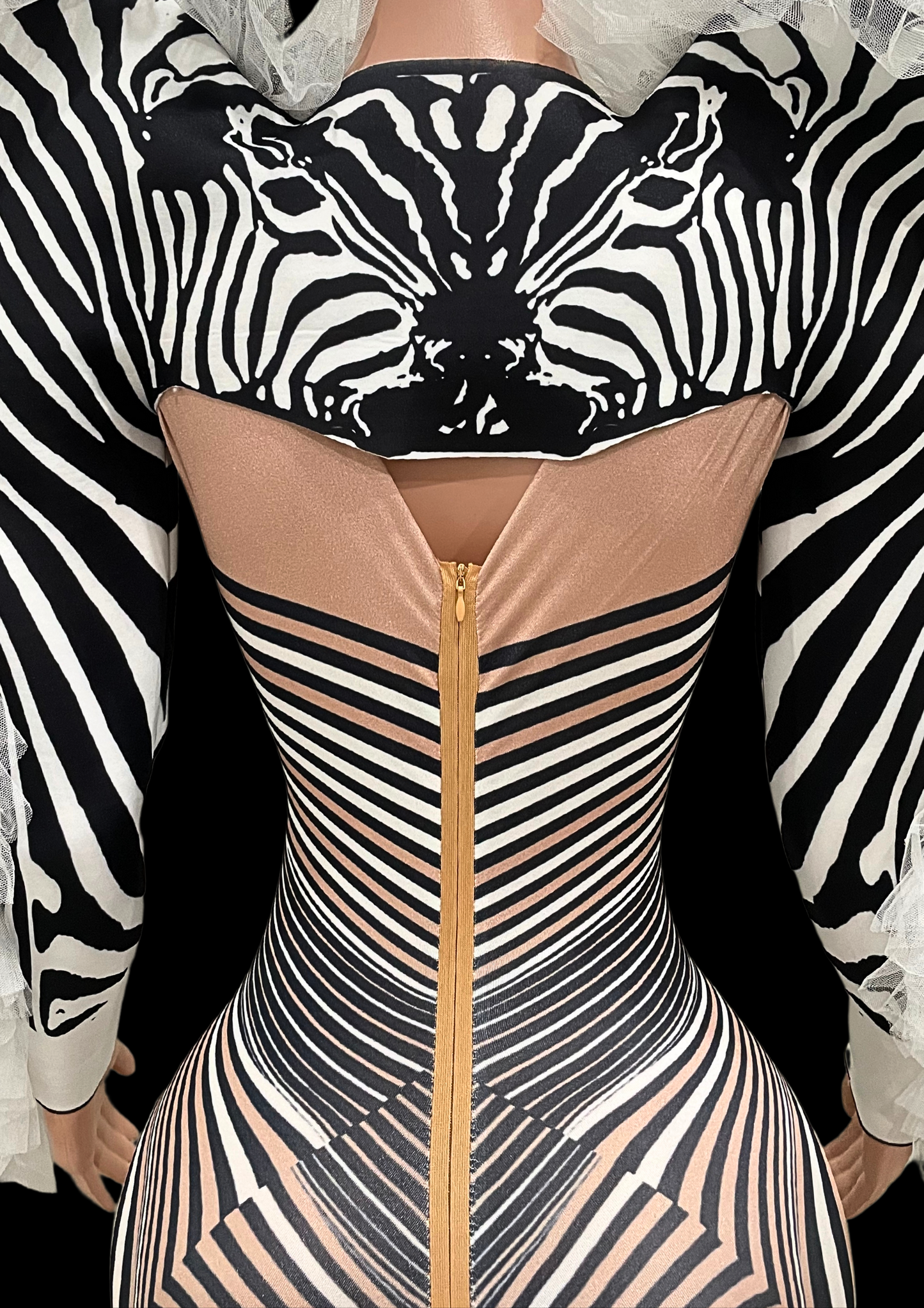 Party Jumpsuit: Hypnotic Safari - Gorgeous Festival Outfits - Glamstone