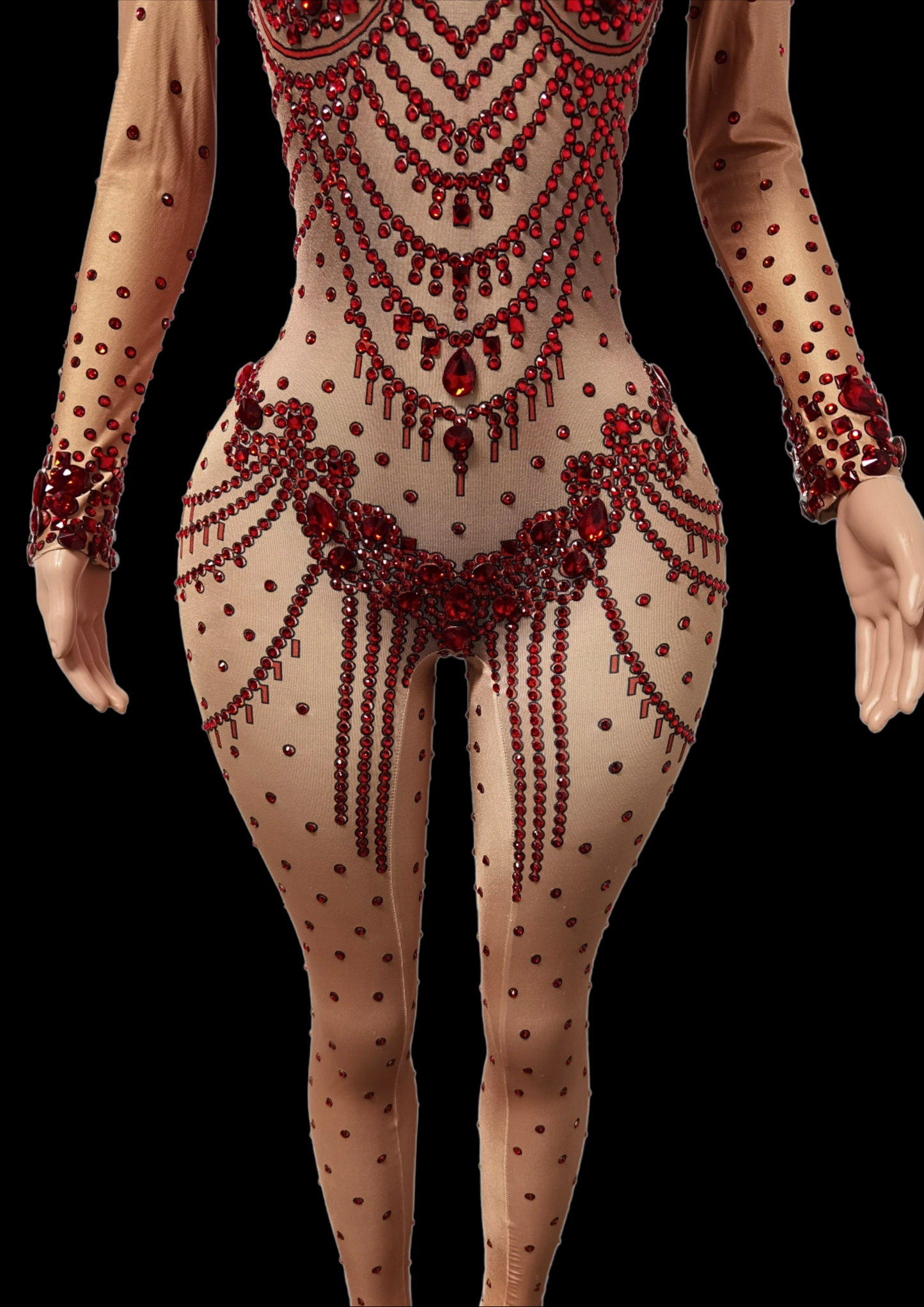 Party Jumpsuit: Red Affair - Gorgeous Festival Outfits - Glamstone