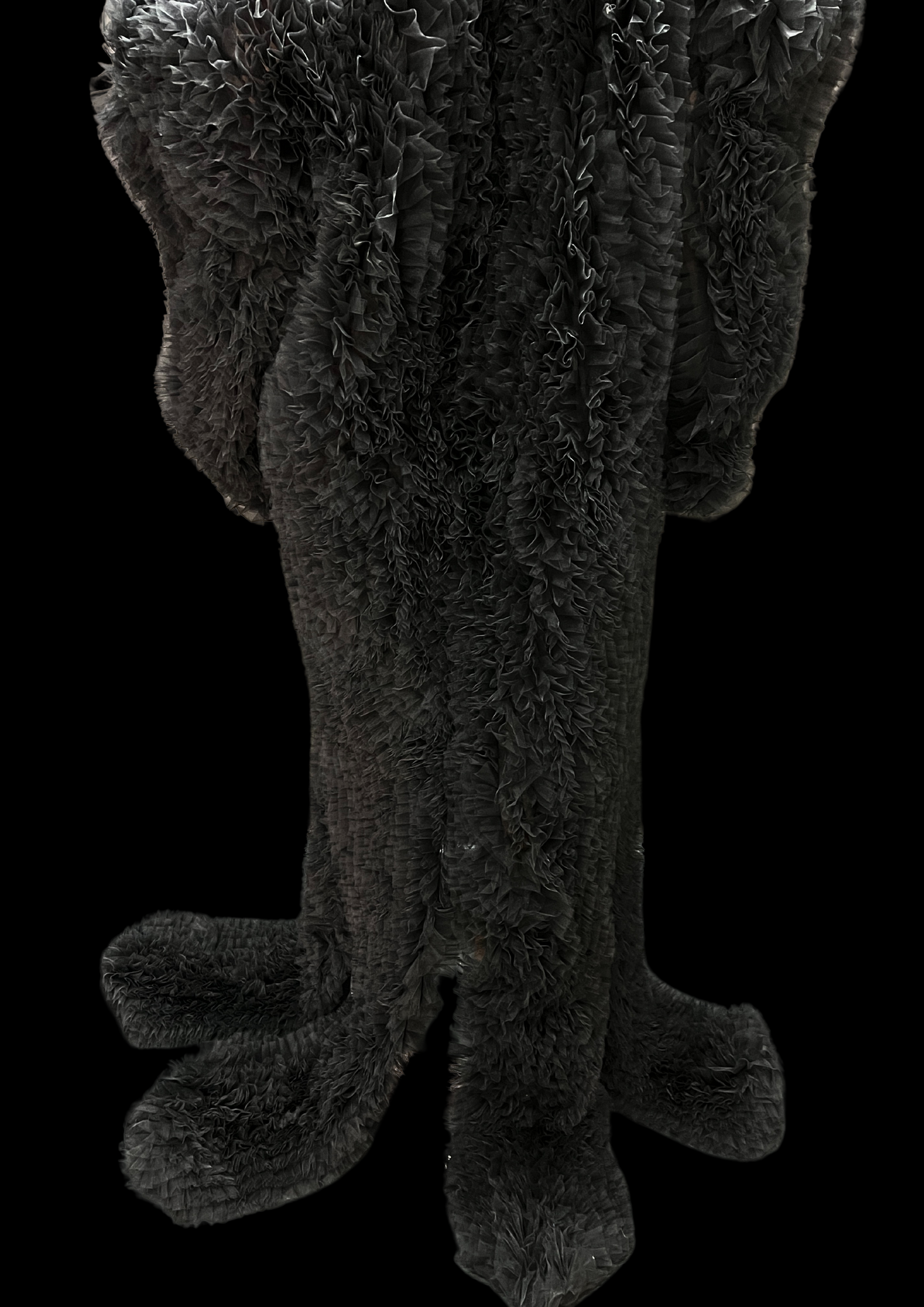 Coat: Midnight Ruffle - Gorgeous Festival Outfits - Glamstone