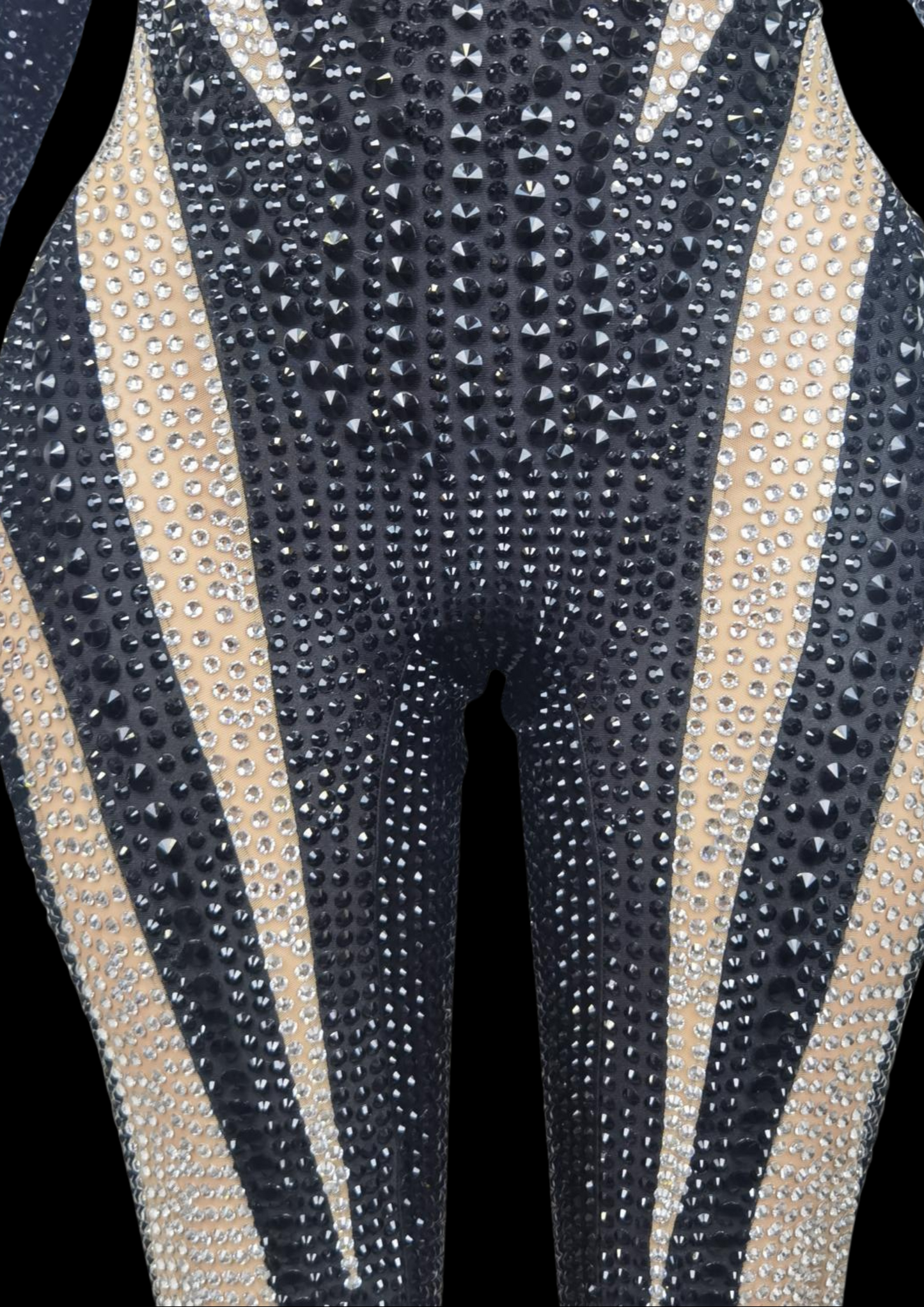 Party Jumpsuit: Noir Allure - Inspired by Dua Lipa - Gorgeous Festival Outfits - Glamstone