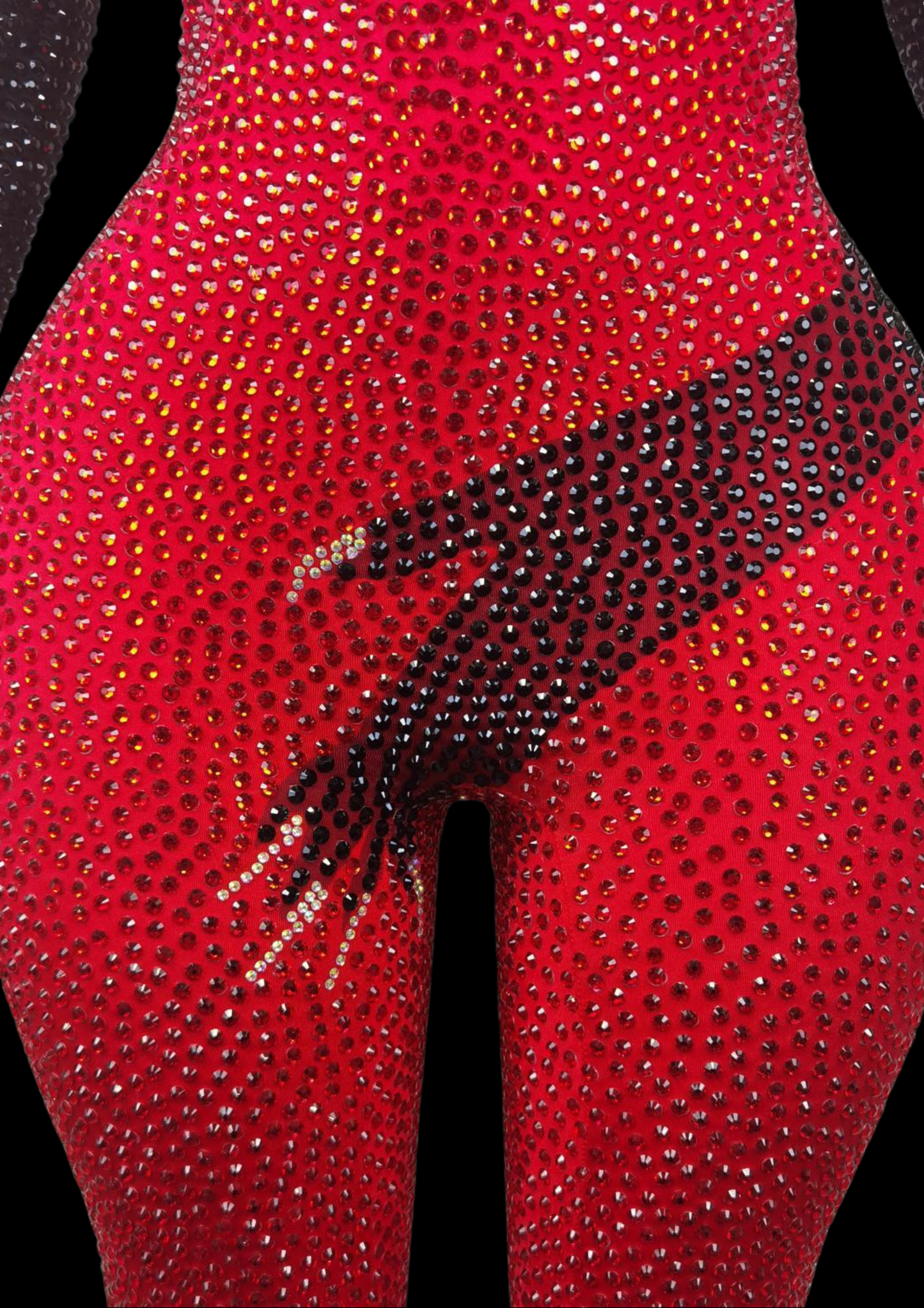 Party Jumpsuit: Red Flame - Inspired by Beyoncé - Gorgeous Festival Outfits - Glamstone