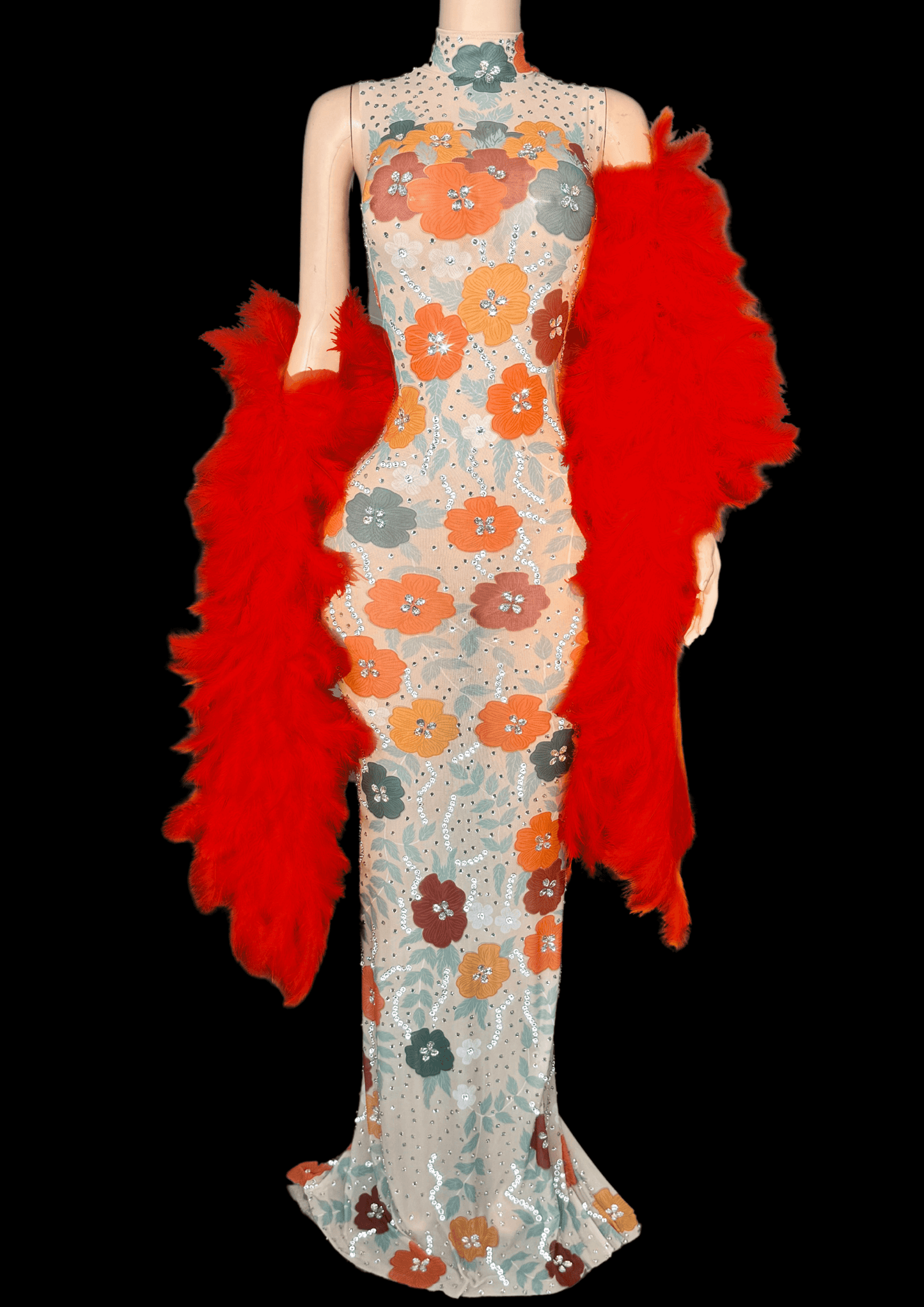 Maxi Dress: Floral Fantasy - Inspired by Blake Lively - Gorgeous Festival Outfits - Glamstone