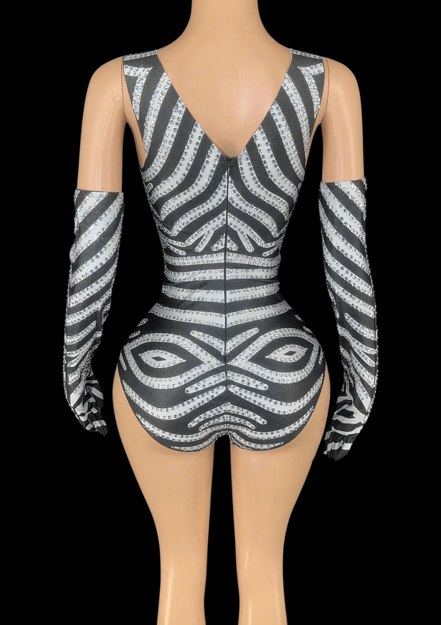 Party Romper: Zebra Chic - Inspired by Beyoncé - Gorgeous Festival Outfits - Glamstone