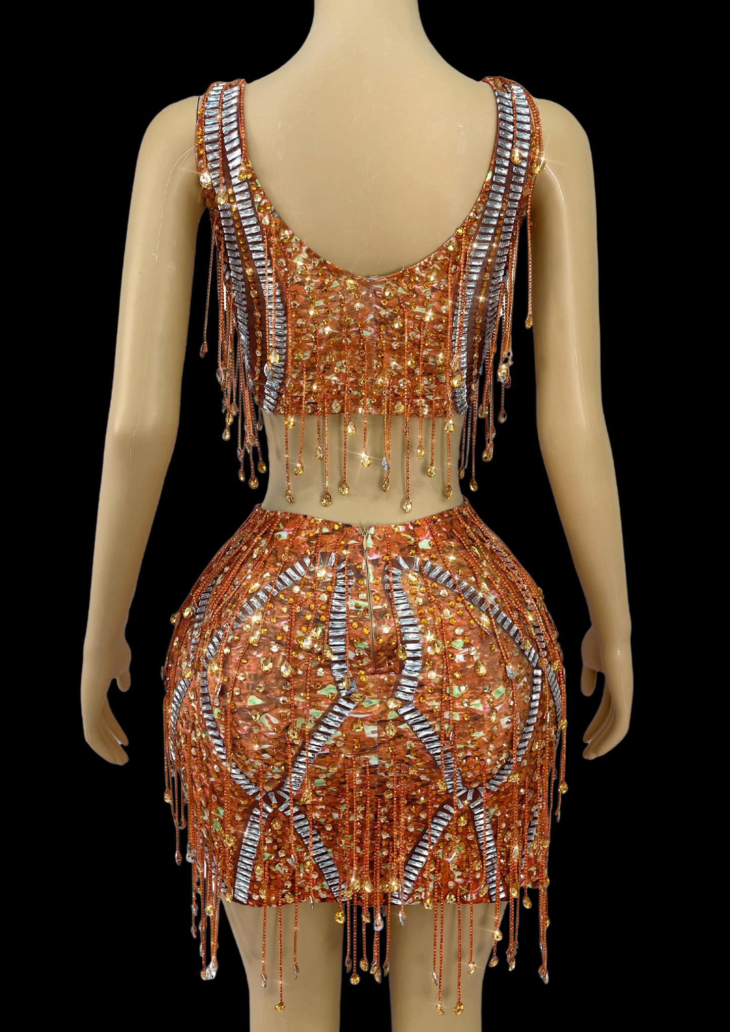 Co-Ord Set: Amber Allure - Inspired by Taylor Swift - Gorgeous Festival Outfits - Glamstone