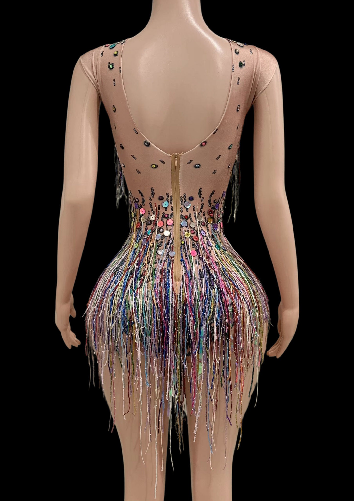 Party Romper: Neon Fringe - Gorgeous Festival Outfits - Glamstone