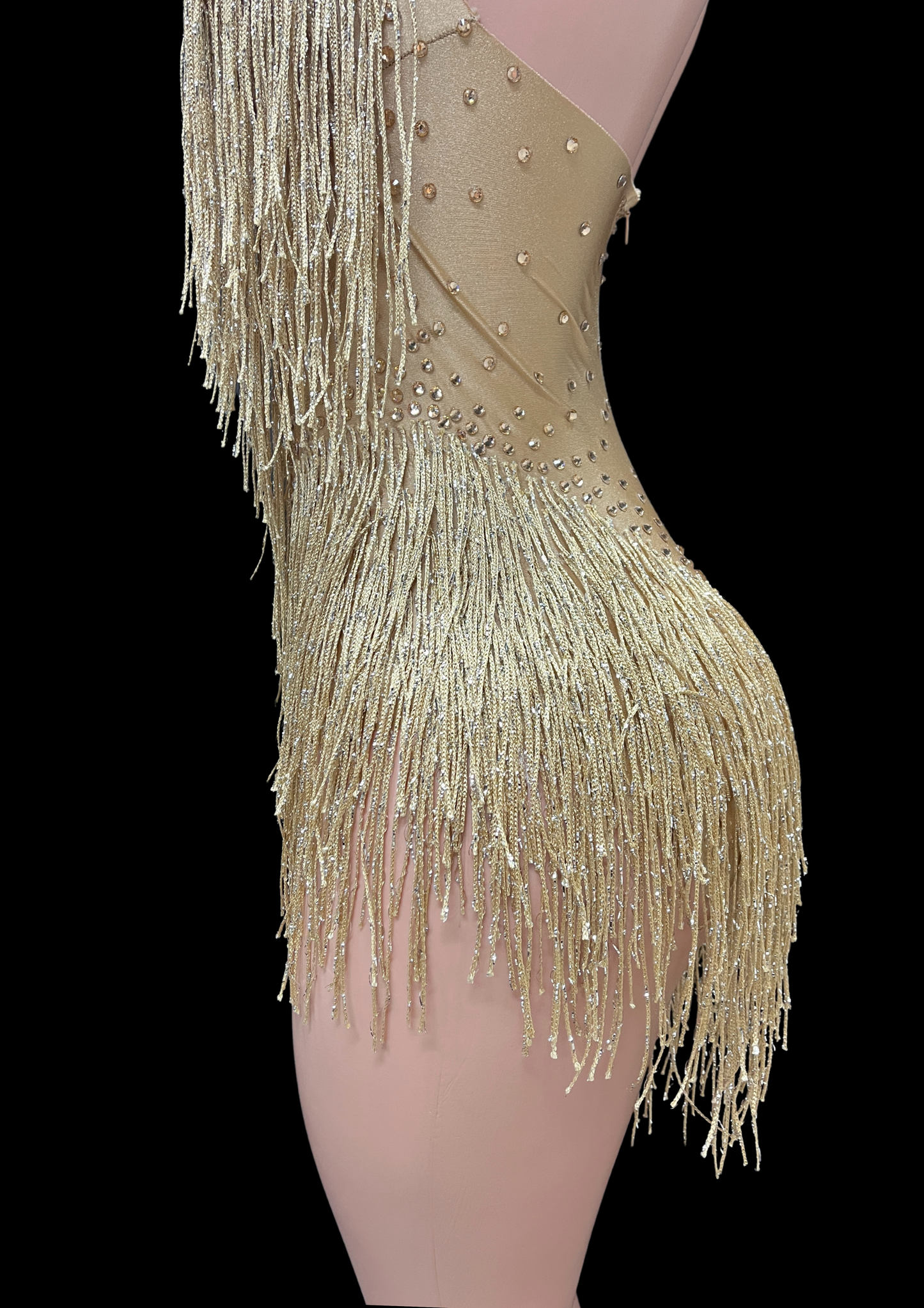 Party Romper: Golden Muse - Inspired by Jennifer Lopez - Gorgeous Festival Outfits - Glamstone