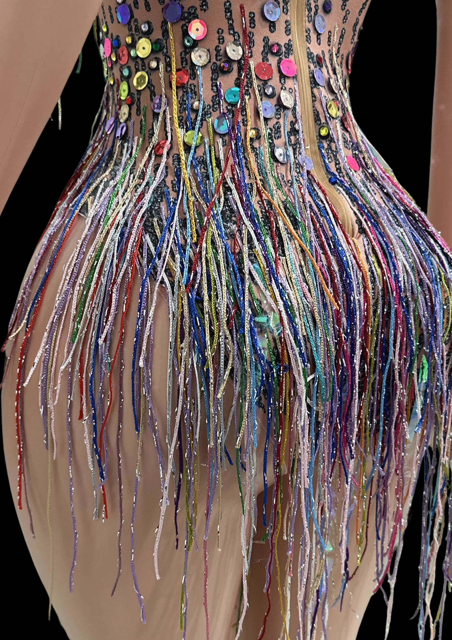 Party Romper: Neon Fringe - Gorgeous Festival Outfits - Glamstone