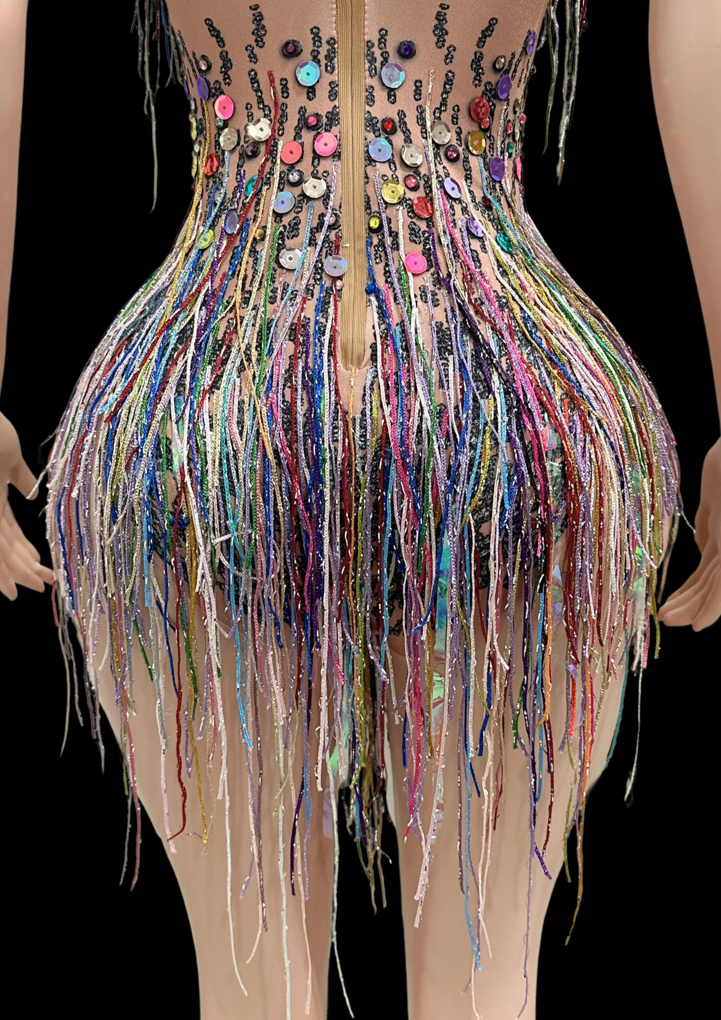 Party Romper: Neon Fringe - Gorgeous Festival Outfits - Glamstone