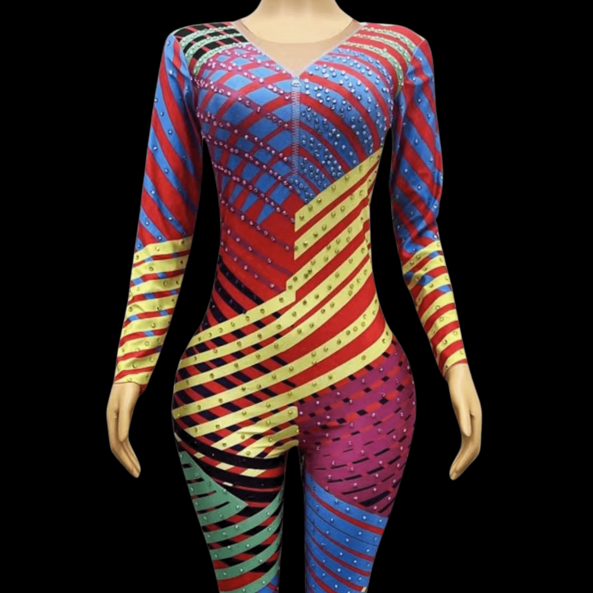 Party Jumpsuit: Sunburst - Gorgeous Festival Outfits - Glamstone