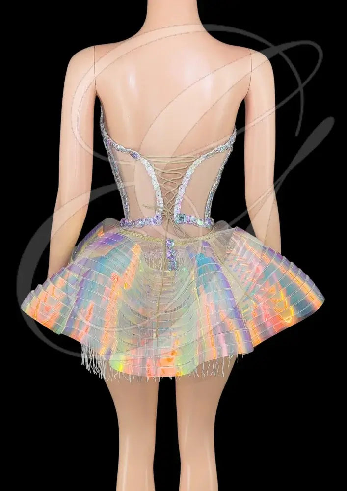 Mini Dress: Lyra - Gorgeous Festival Outfits - Glamstone