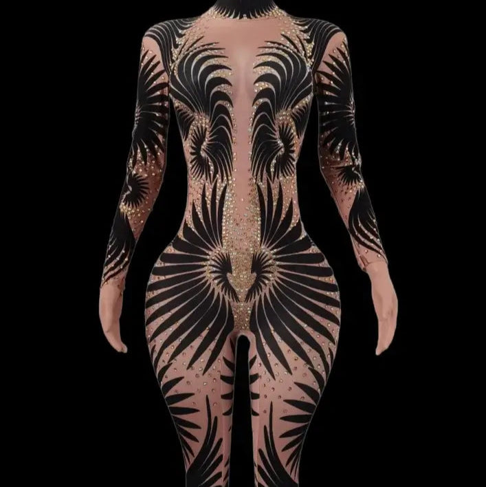 Party Jumpsuit: Estrella - Black - Gorgeous Festival Outfits - Glamstone