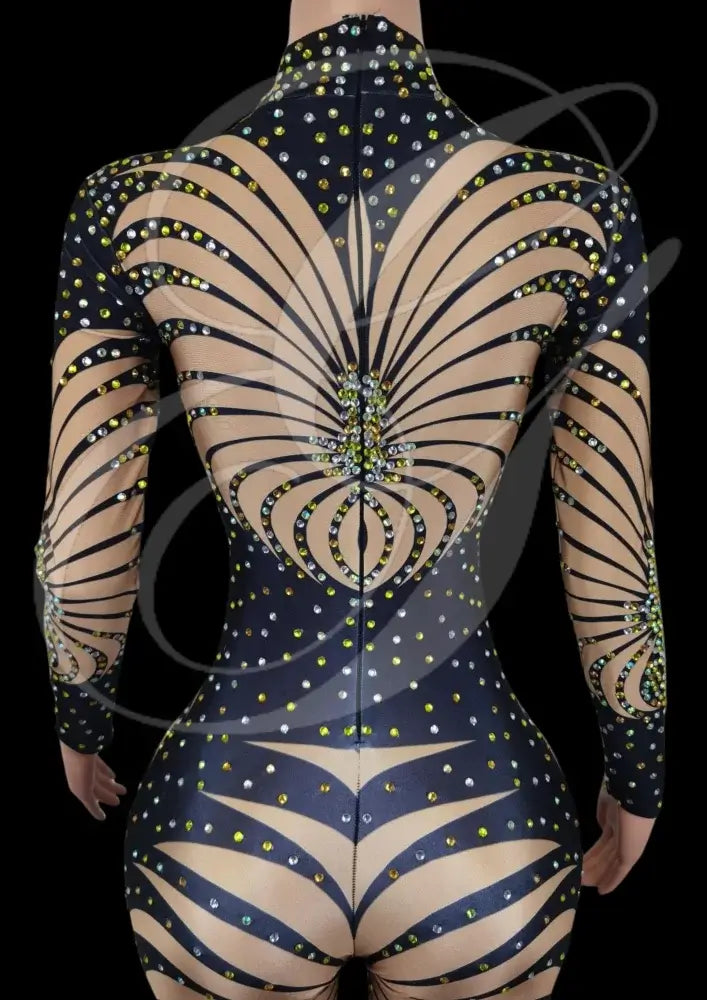 Party Jumpsuit: Marcella - Black - Gorgeous Festival Outfits - Glamstone