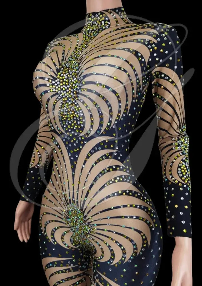 Party Jumpsuit: Marcella - Black - Gorgeous Festival Outfits - Glamstone