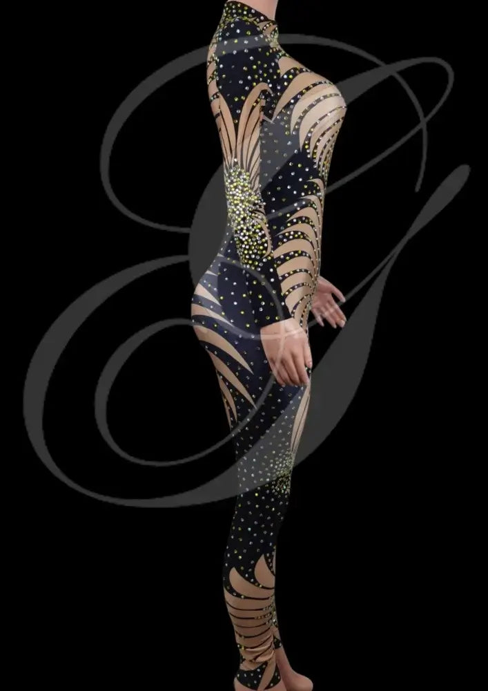 Party Jumpsuit: Marcella - Black - Gorgeous Festival Outfits - Glamstone