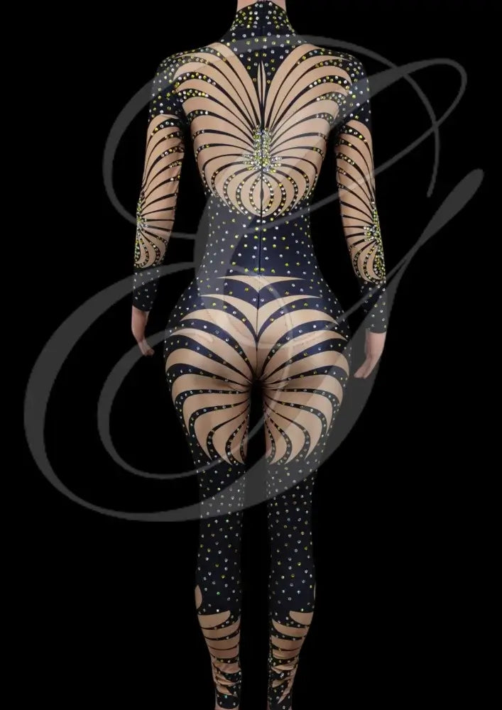 Party Jumpsuit: Marcella - Black - Gorgeous Festival Outfits - Glamstone