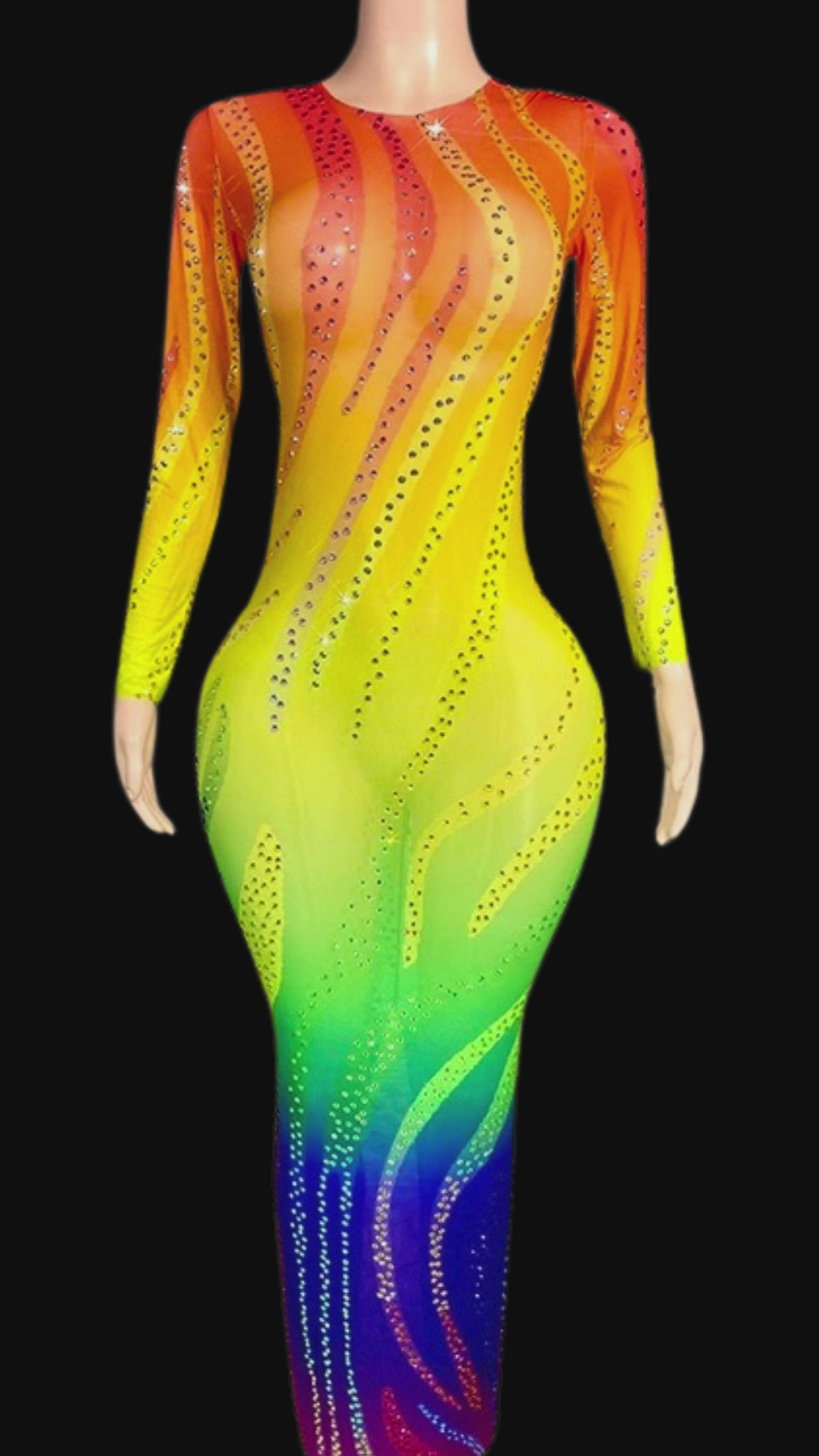 Glamstone: Maxi Dress: Chroma