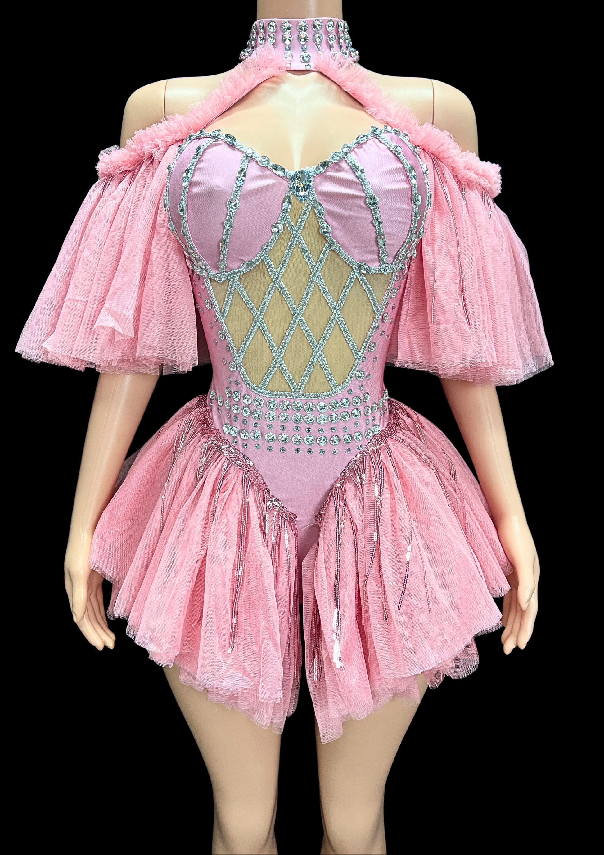 Mini Dress: Rosy Delight - Gorgeous Festival Outfits - Glamstone